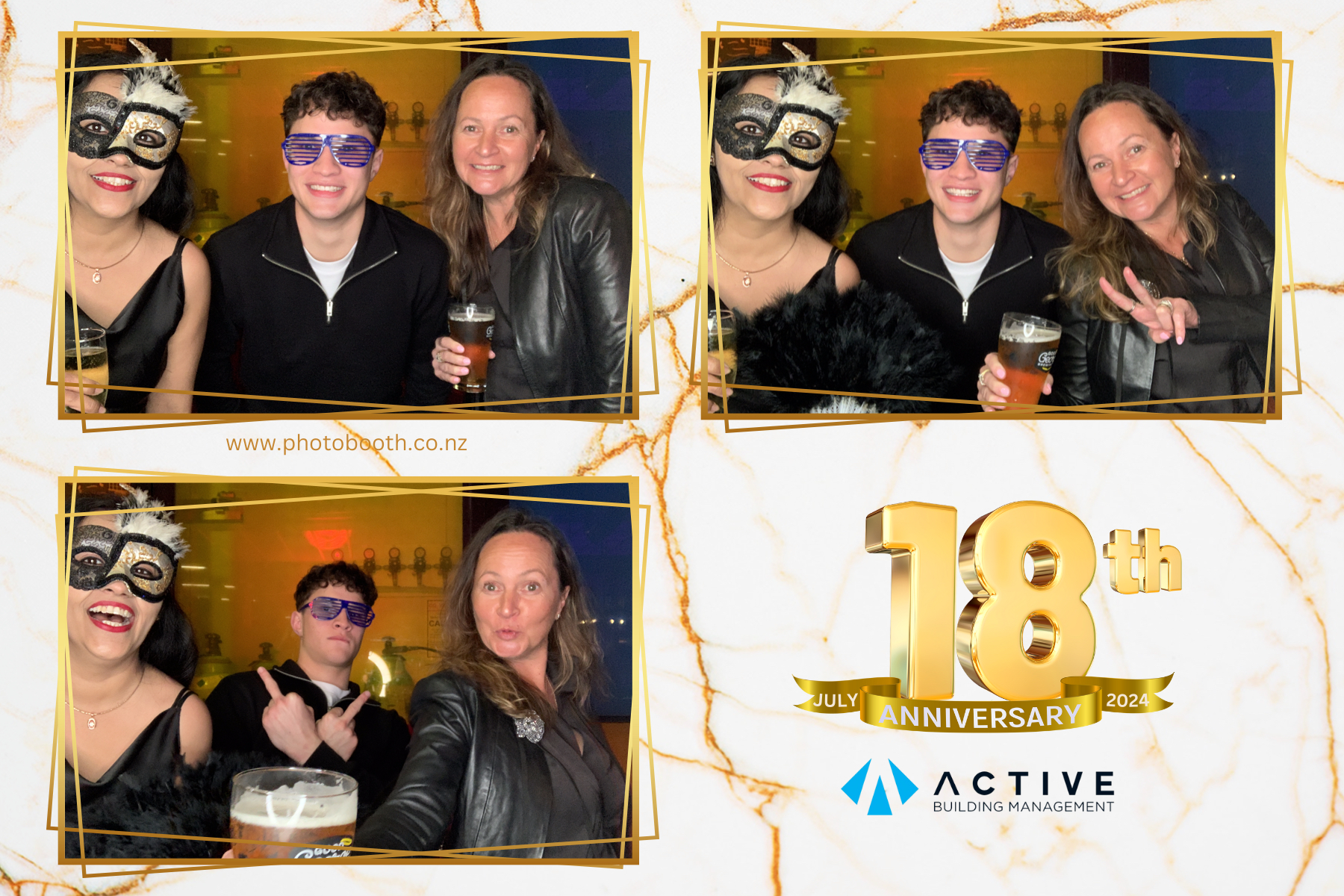 Active's 18th Anniversary | View more photos from the event at gallery.photobooth.co.nz/u/SelfieCentral/Actives-18th-Anniversary