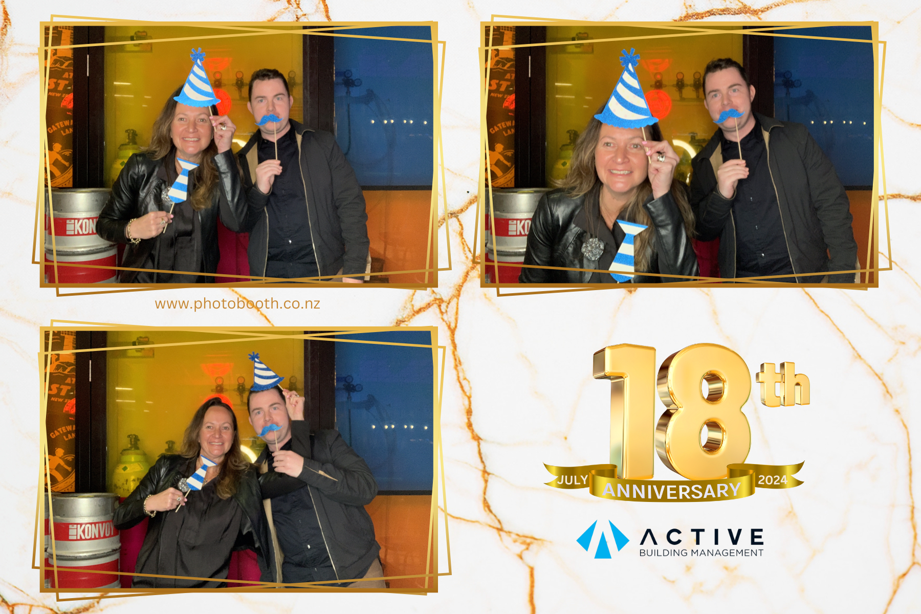 Active's 18th Anniversary | View more photos from the event at gallery.photobooth.co.nz/u/SelfieCentral/Actives-18th-Anniversary