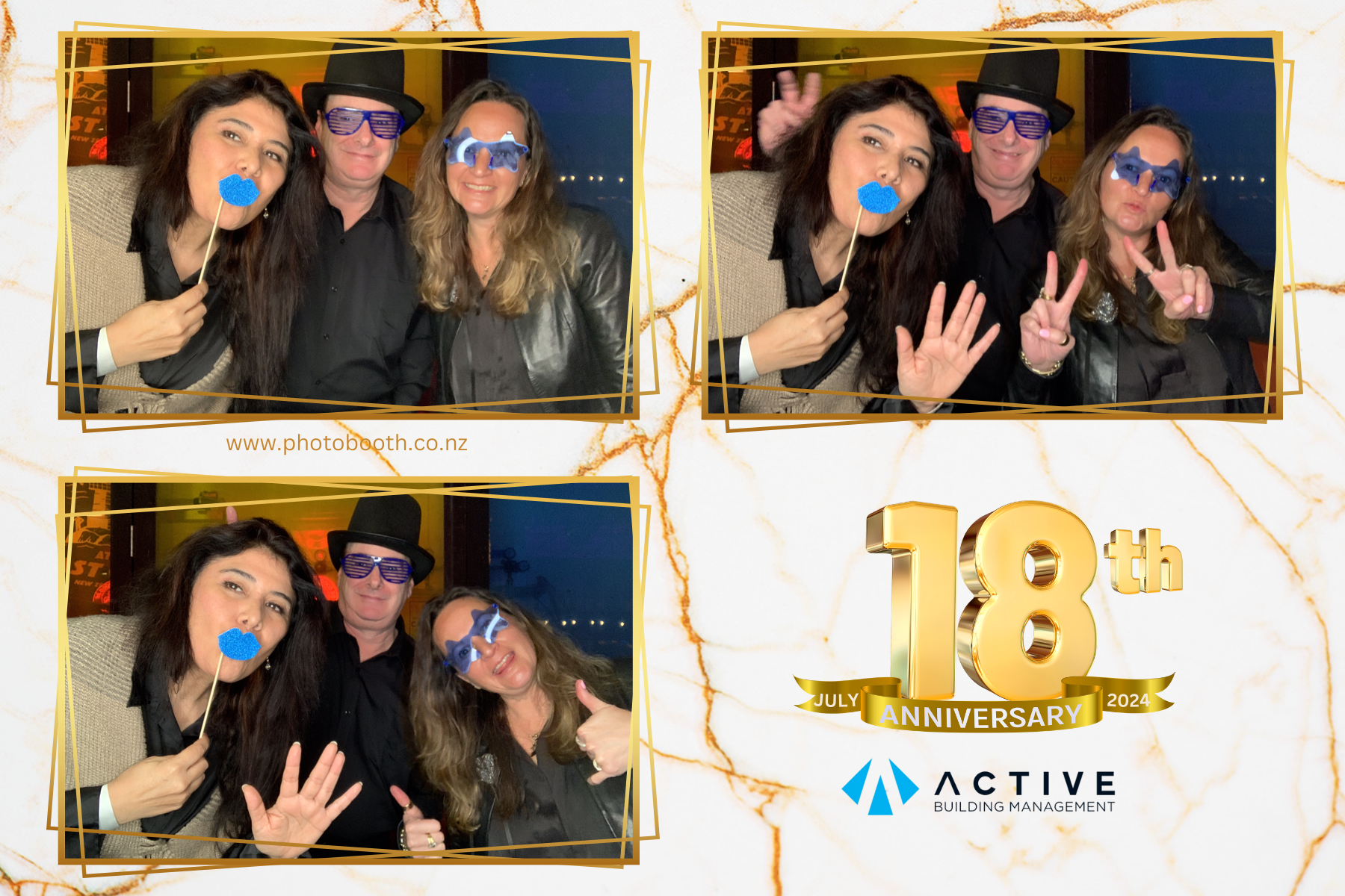 Active's 18th Anniversary | View more photos from the event at gallery.photobooth.co.nz/u/SelfieCentral/Actives-18th-Anniversary