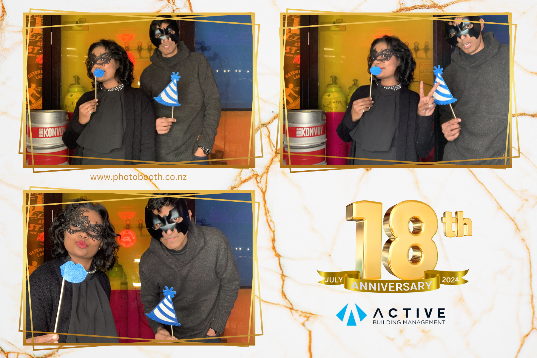 Active's 18th Anniversary | View more photos from the event at gallery.photobooth.co.nz/u/SelfieCentral/Actives-18th-Anniversary