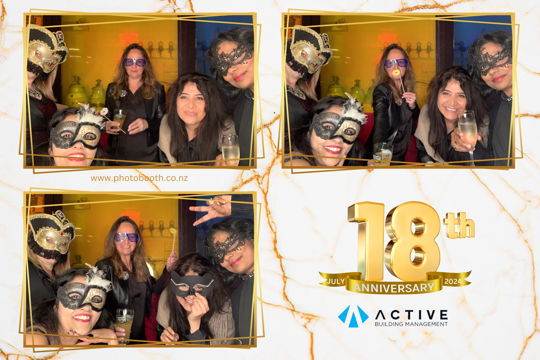 Active's 18th Anniversary | View more photos from the event at gallery.photobooth.co.nz/u/SelfieCentral/Actives-18th-Anniversary