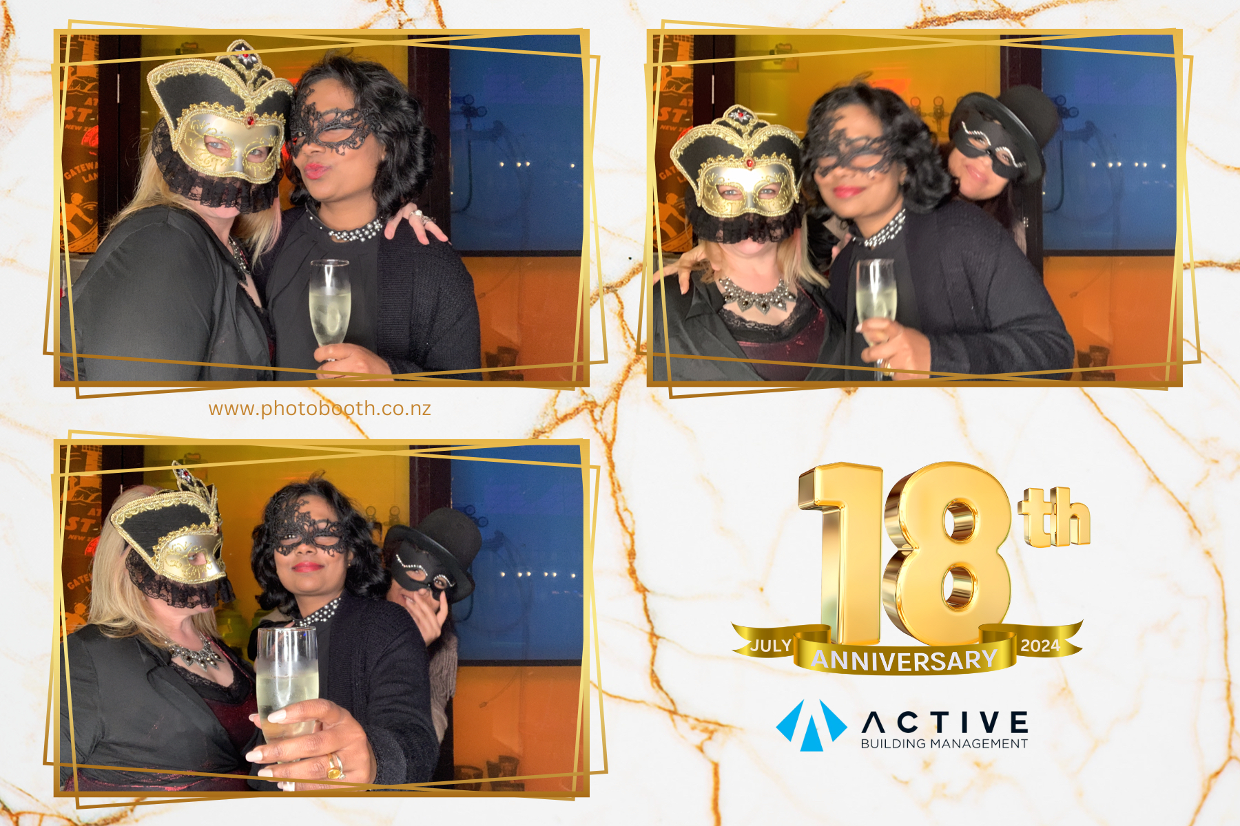 Active's 18th Anniversary | View more photos from the event at gallery.photobooth.co.nz/u/SelfieCentral/Actives-18th-Anniversary