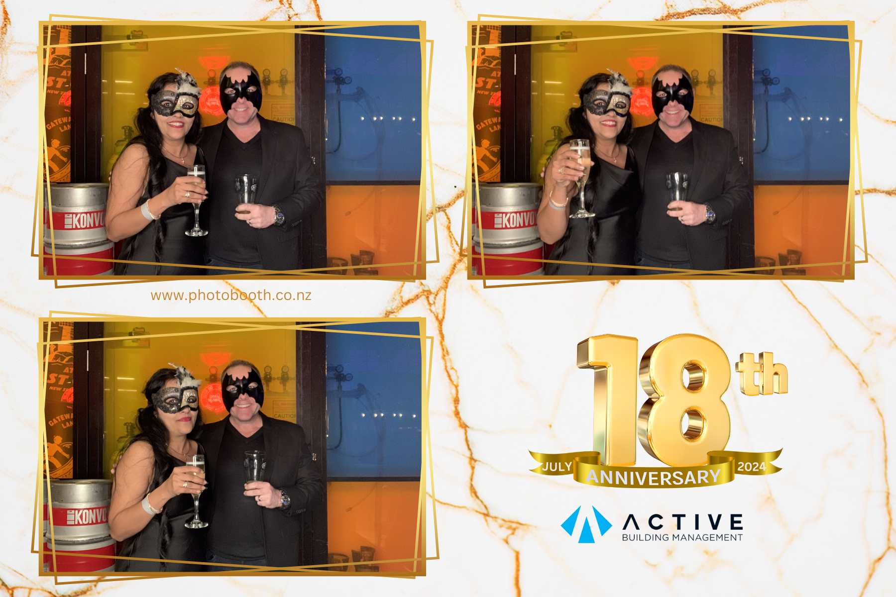 Active's 18th Anniversary | View more photos from the event at gallery.photobooth.co.nz/u/SelfieCentral/Actives-18th-Anniversary