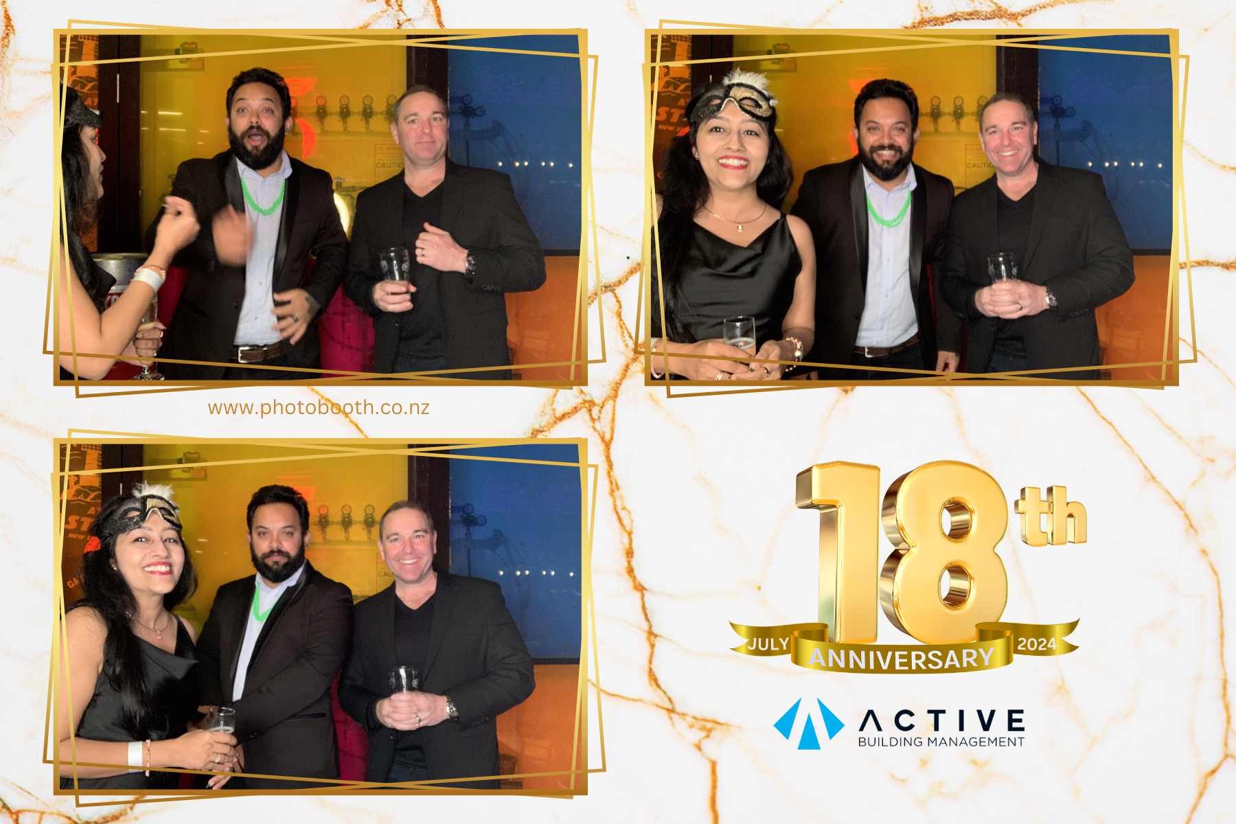 Active's 18th Anniversary | View more photos from the event at gallery.photobooth.co.nz/u/SelfieCentral/Actives-18th-Anniversary
