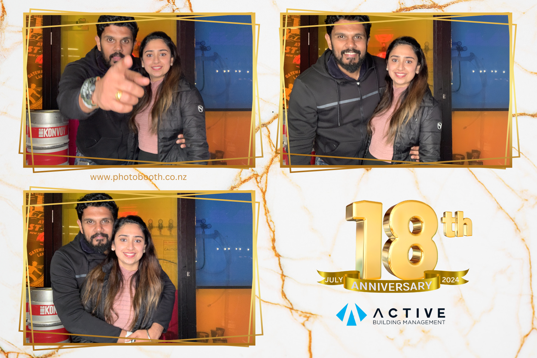 Active's 18th Anniversary | View more photos from the event at gallery.photobooth.co.nz/u/SelfieCentral/Actives-18th-Anniversary