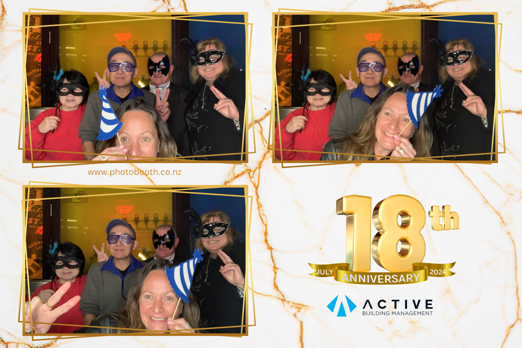 Active's 18th Anniversary | View more photos from the event at gallery.photobooth.co.nz/u/SelfieCentral/Actives-18th-Anniversary