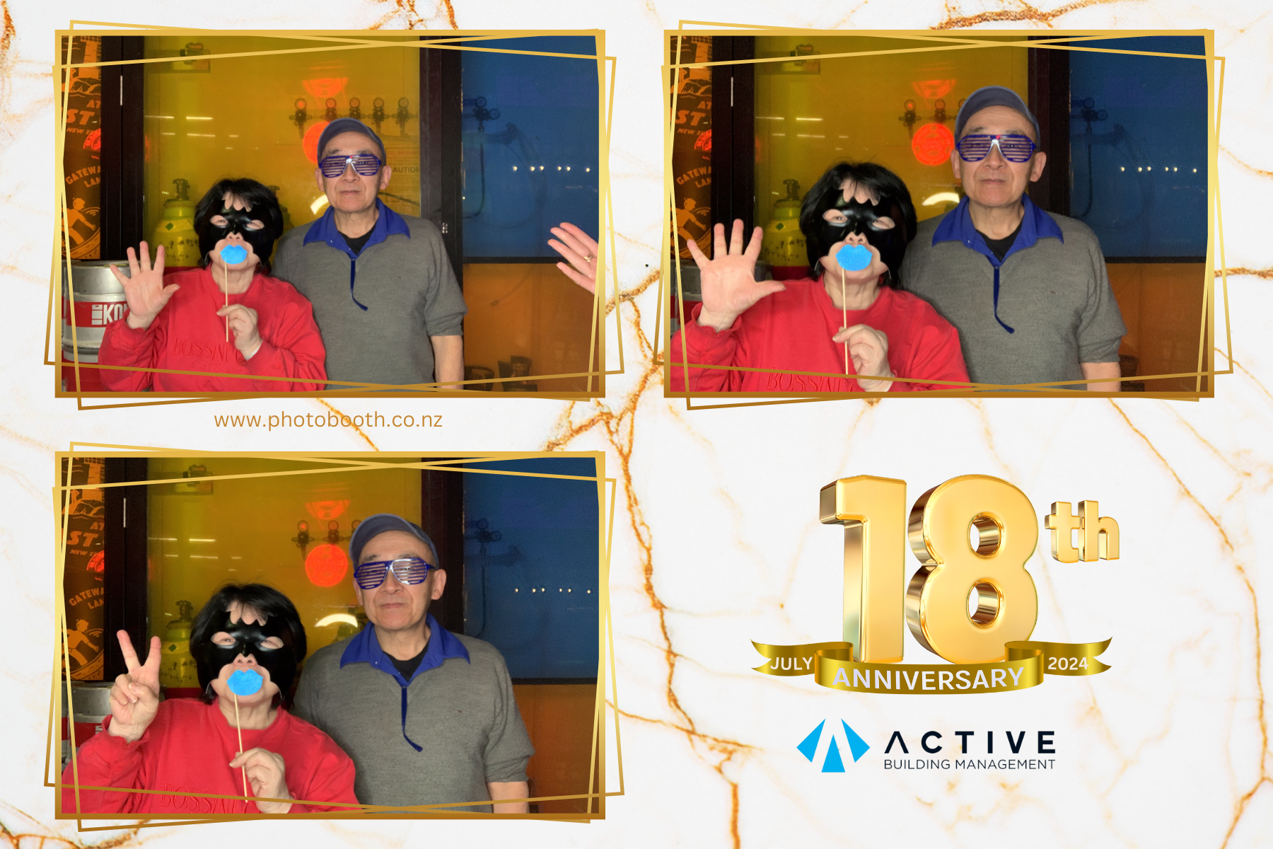 Active's 18th Anniversary | View more photos from the event at gallery.photobooth.co.nz/u/SelfieCentral/Actives-18th-Anniversary