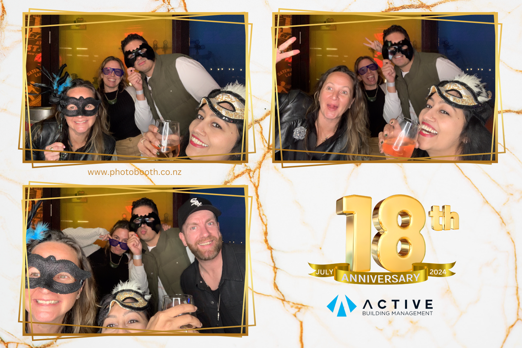 Active's 18th Anniversary | View more photos from the event at gallery.photobooth.co.nz/u/SelfieCentral/Actives-18th-Anniversary