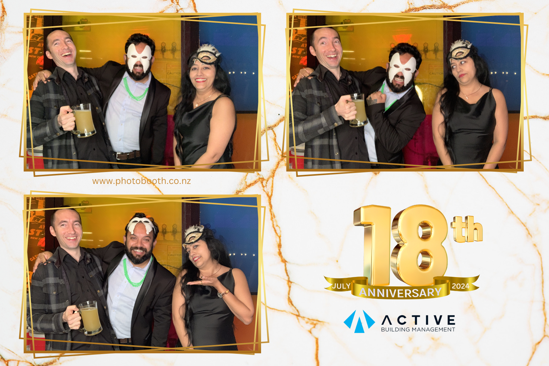Active's 18th Anniversary | View more photos from the event at gallery.photobooth.co.nz/u/SelfieCentral/Actives-18th-Anniversary
