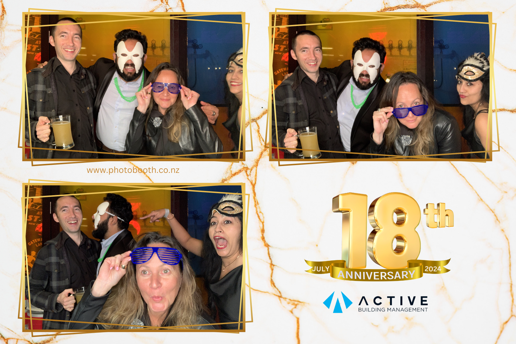 Active's 18th Anniversary | View more photos from the event at gallery.photobooth.co.nz/u/SelfieCentral/Actives-18th-Anniversary