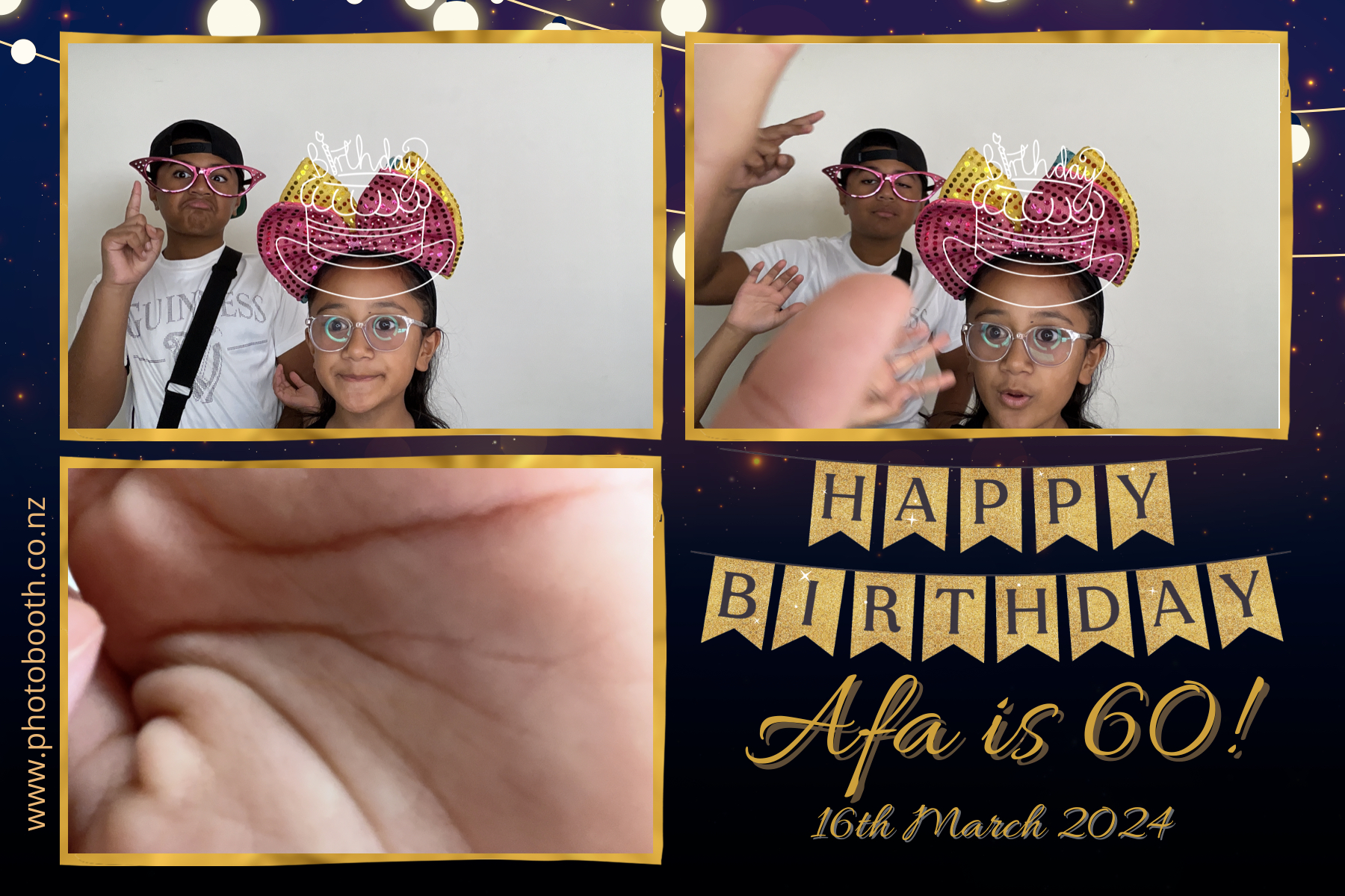 Afa's 60th | View more photos from the event at gallery.photobooth.co.nz/u/SelfieCentral/Afas-60th
