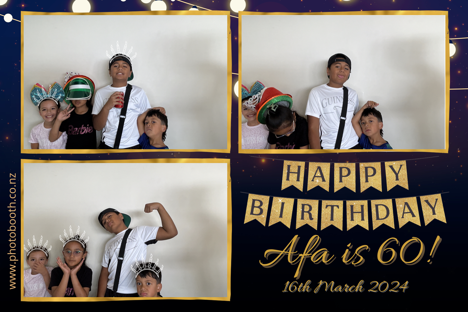 Afa's 60th | View more photos from the event at gallery.photobooth.co.nz/u/SelfieCentral/Afas-60th