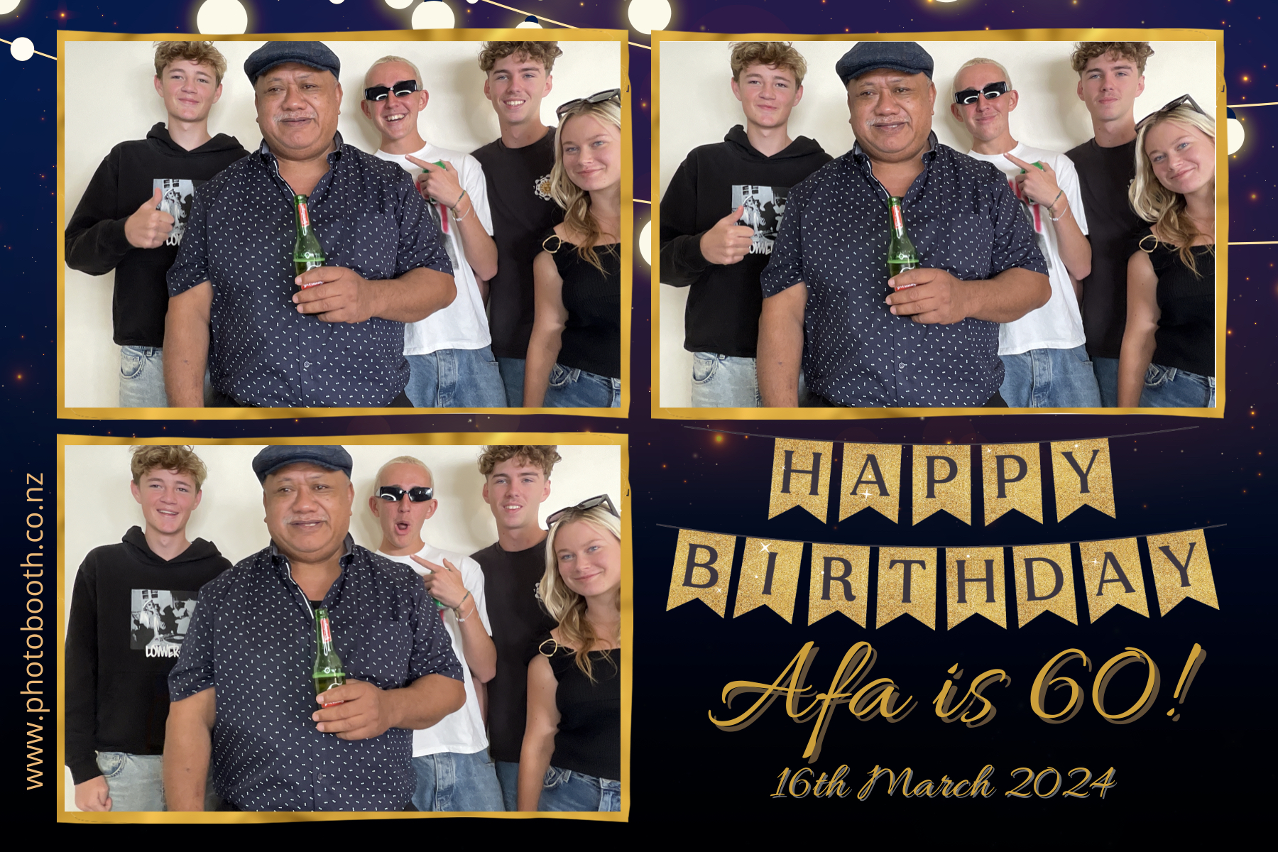 Afa's 60th | View more photos from the event at gallery.photobooth.co.nz/u/SelfieCentral/Afas-60th