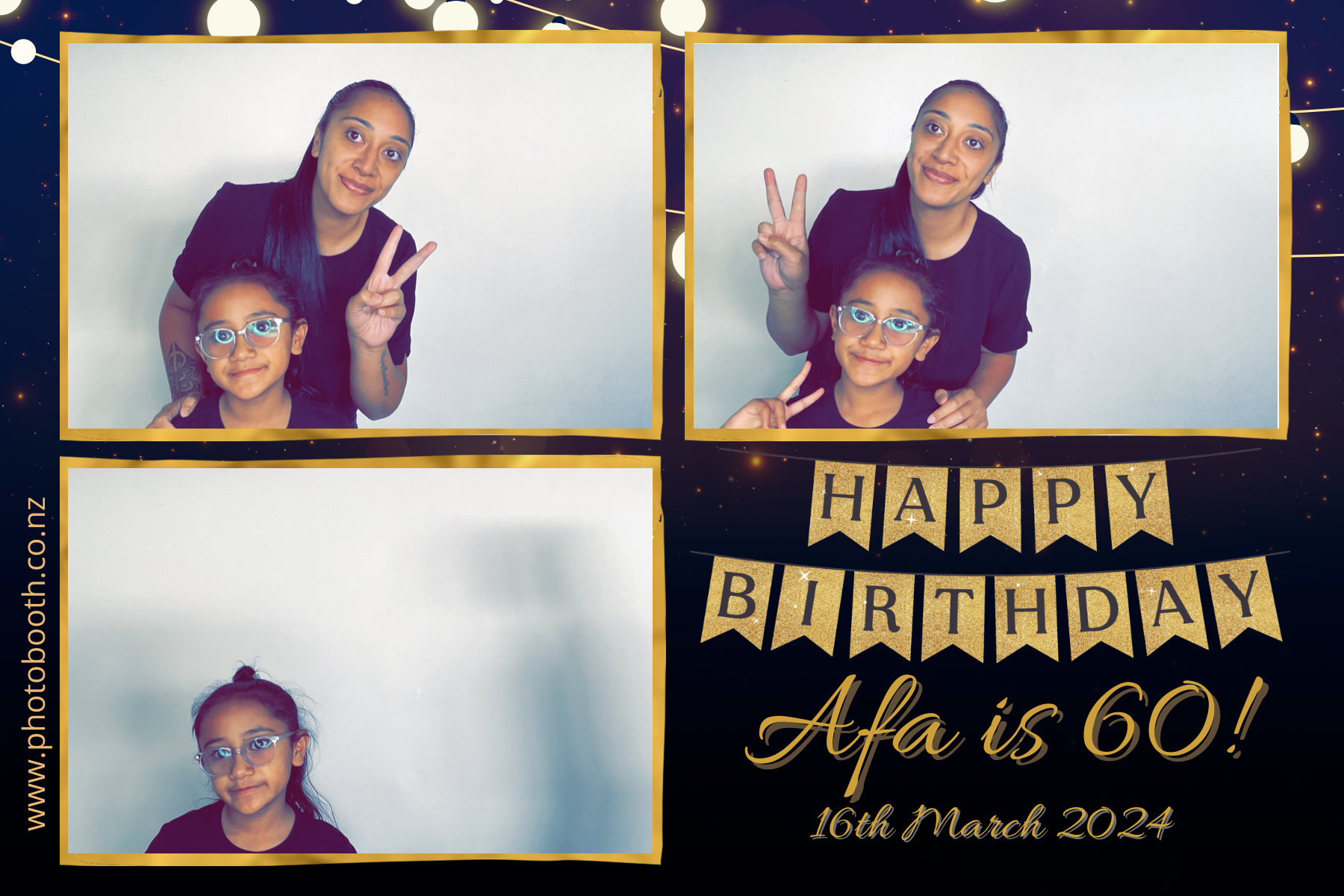 Afa's 60th | View more photos from the event at gallery.photobooth.co.nz/u/SelfieCentral/Afas-60th