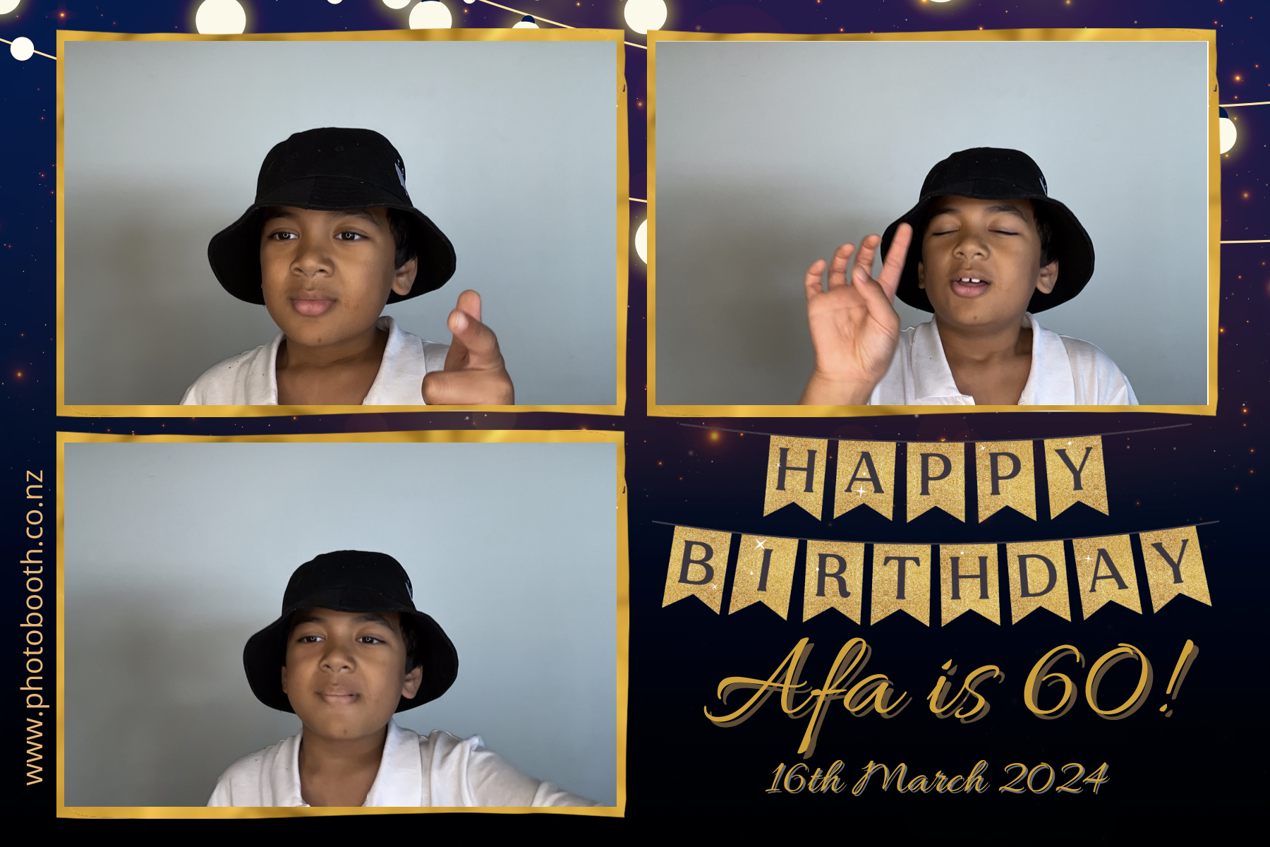 Afa's 60th | View more photos from the event at gallery.photobooth.co.nz/u/SelfieCentral/Afas-60th