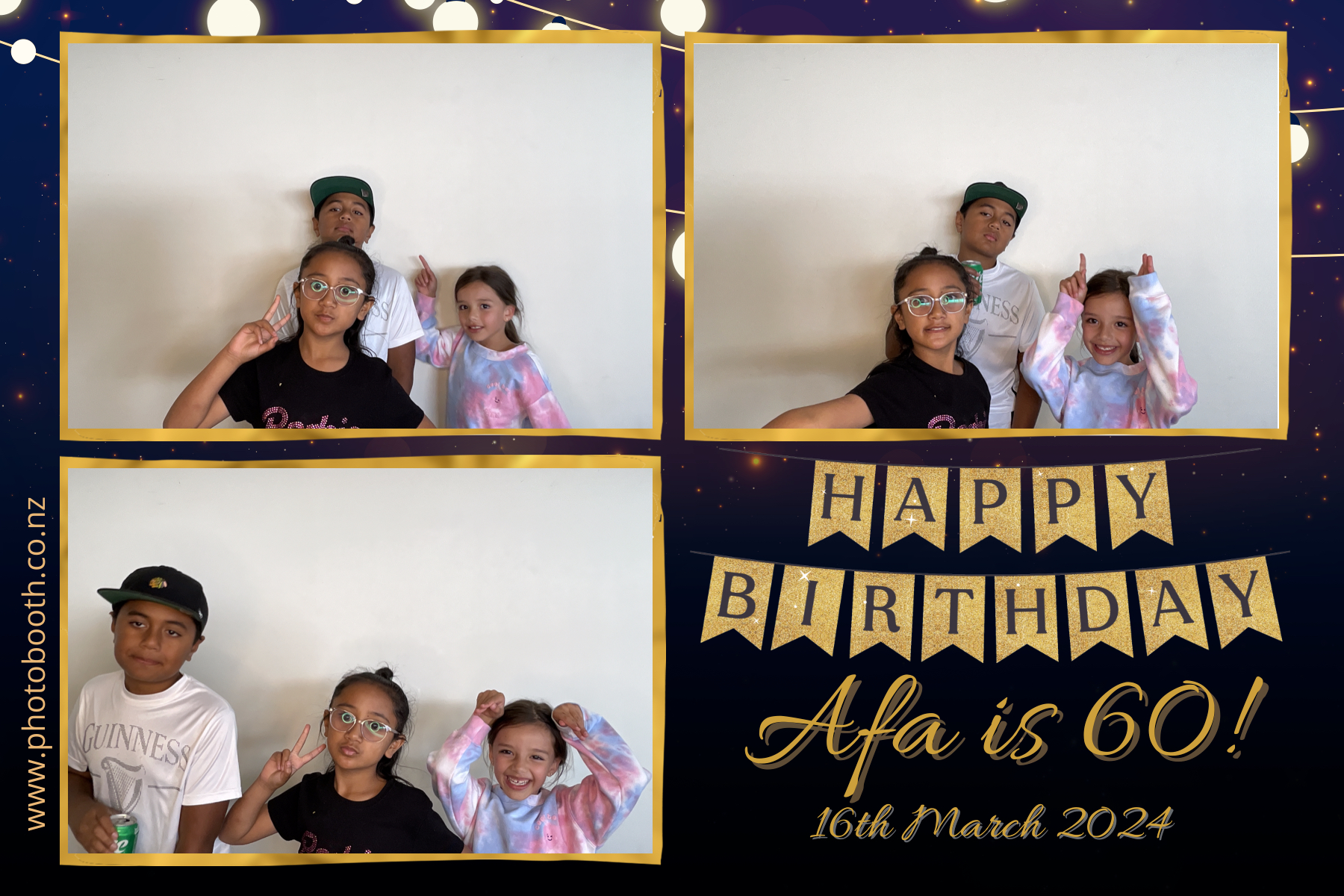 Afa's 60th | View more photos from the event at gallery.photobooth.co.nz/u/SelfieCentral/Afas-60th