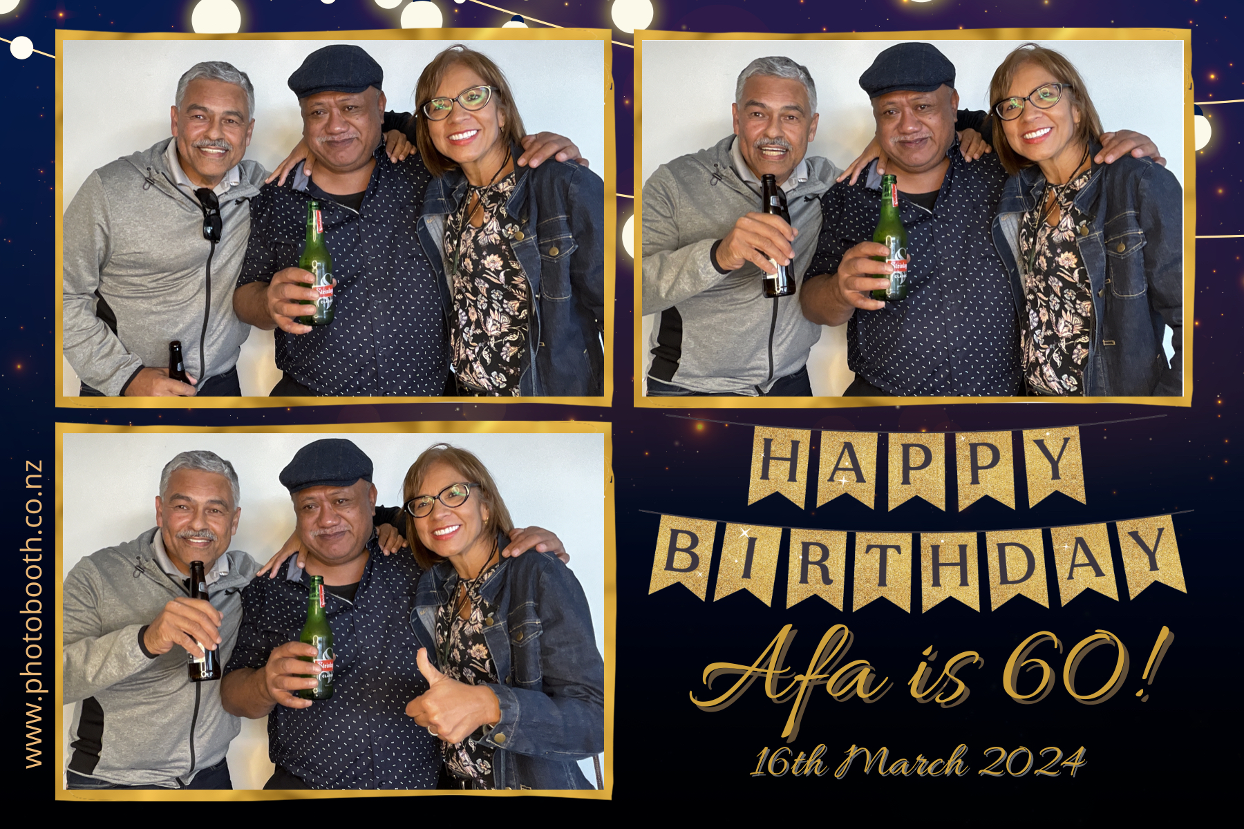 Afa's 60th | View more photos from the event at gallery.photobooth.co.nz/u/SelfieCentral/Afas-60th