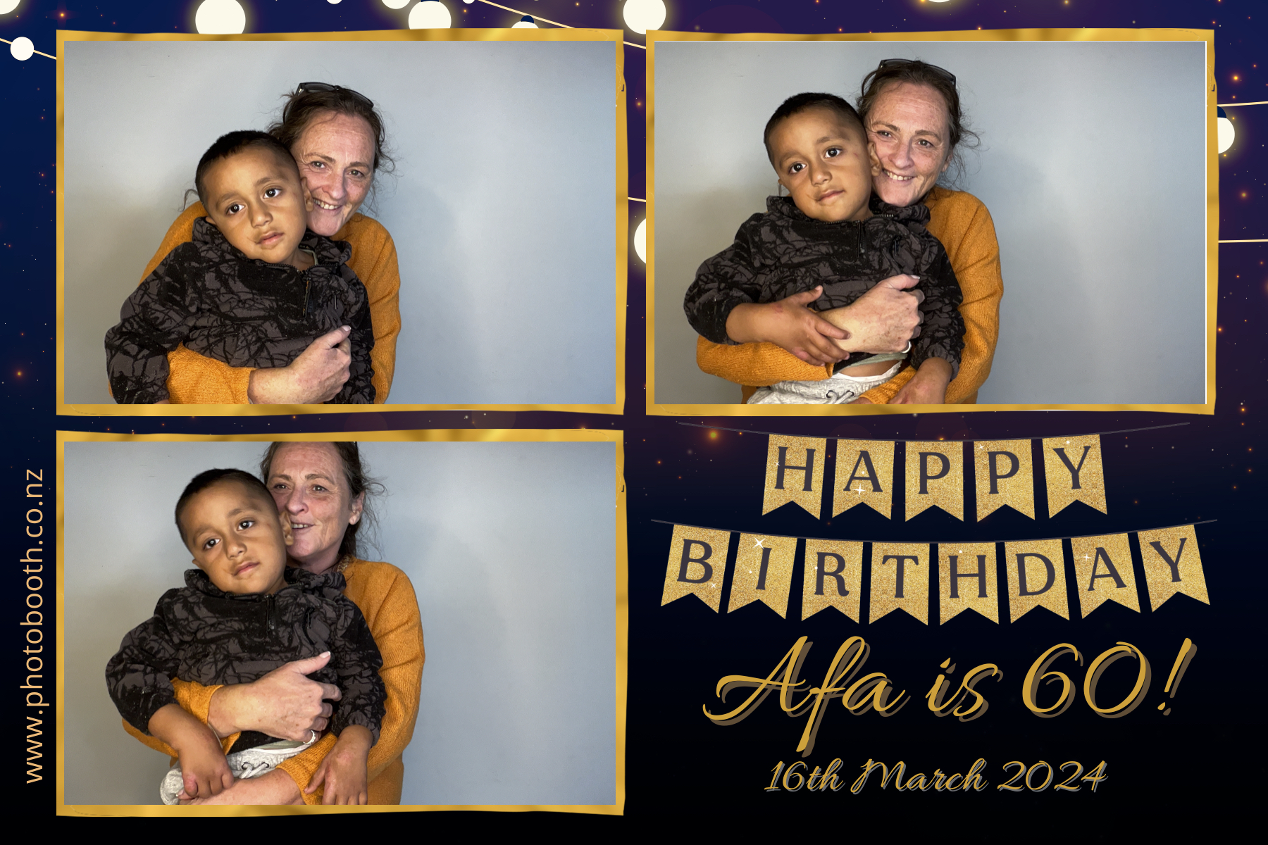 Afa's 60th | View more photos from the event at gallery.photobooth.co.nz/u/SelfieCentral/Afas-60th