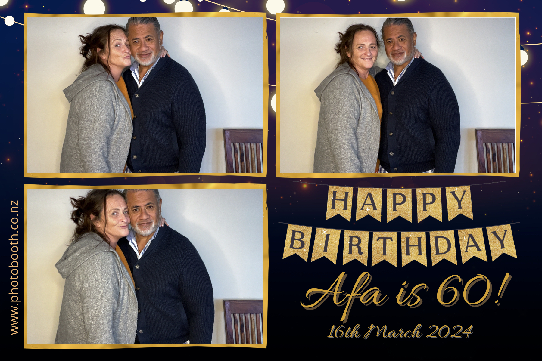 Afa's 60th | View more photos from the event at gallery.photobooth.co.nz/u/SelfieCentral/Afas-60th