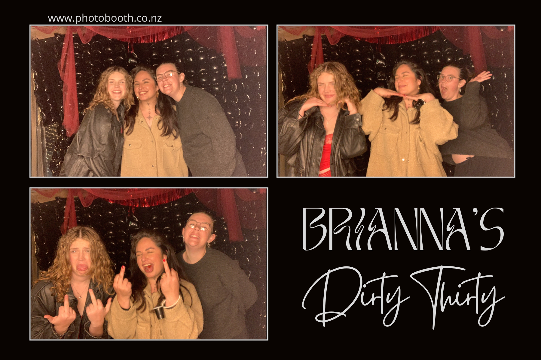 Briana's Dirty Thirty | View more photos from the event at gallery.photobooth.co.nz/u/SelfieCentral/Brianas-Dirty-Thirty