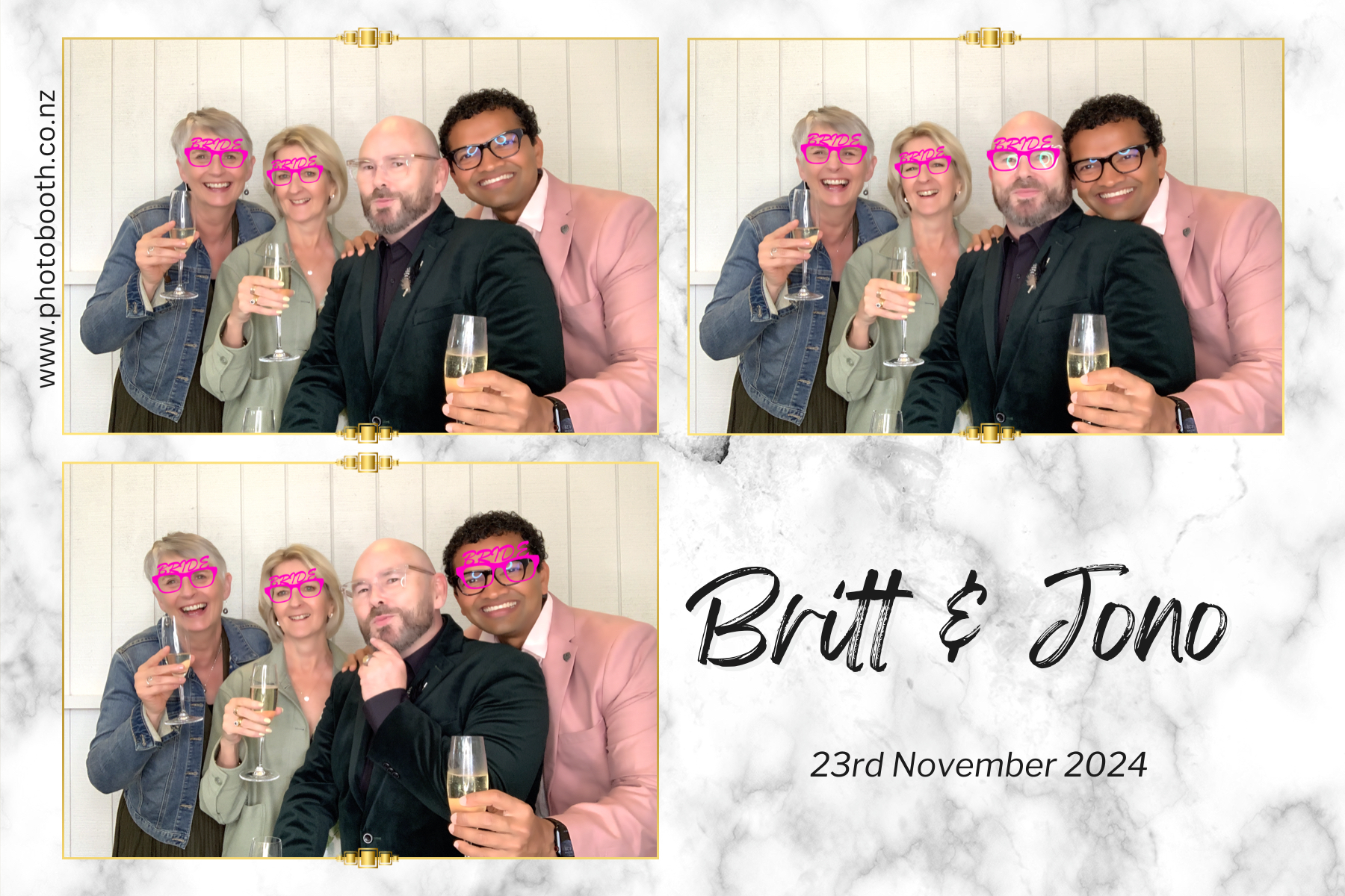 Britt & Jono's Wedding | View more photos from the event at gallery.photobooth.co.nz/u/SelfieCentral/Britt-Jonos-Wedding