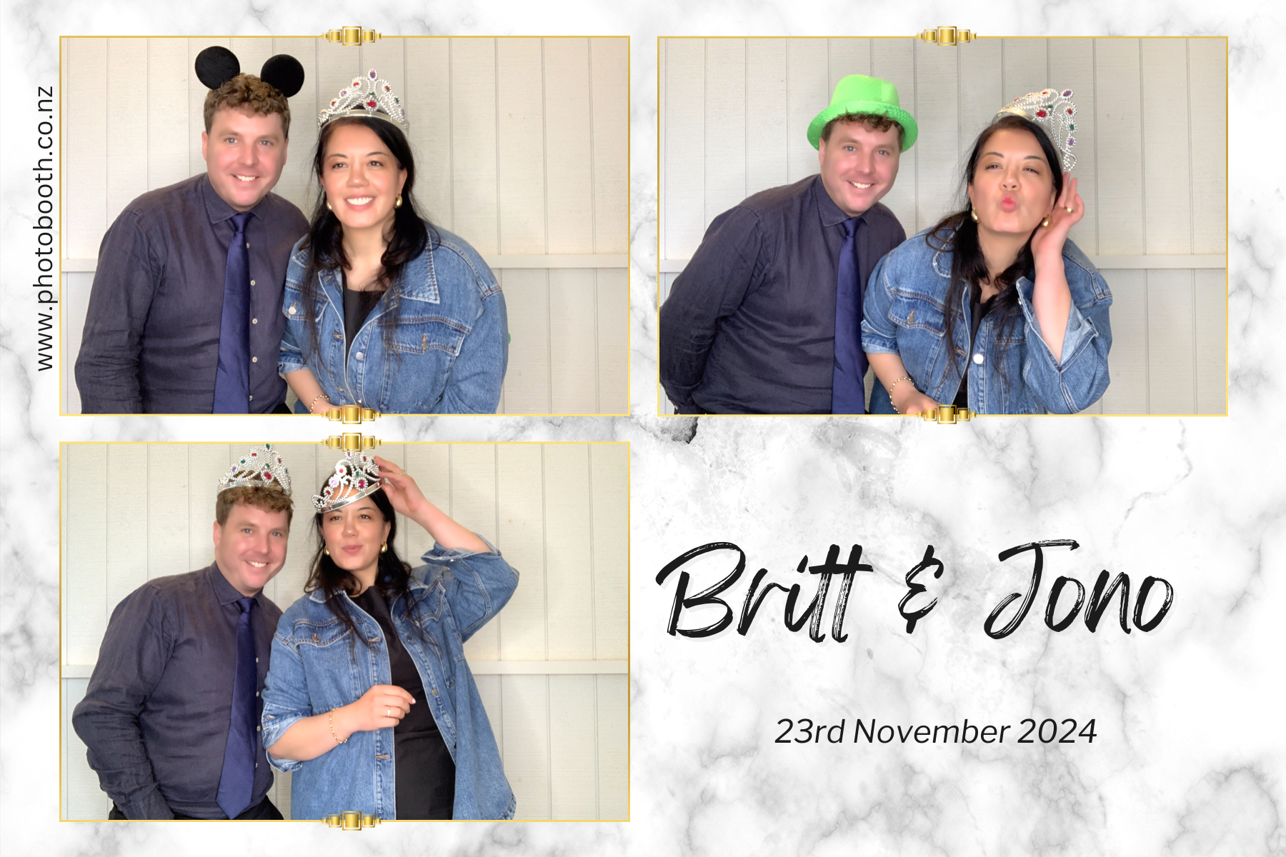 Britt & Jono's Wedding | View more photos from the event at gallery.photobooth.co.nz/u/SelfieCentral/Britt-Jonos-Wedding