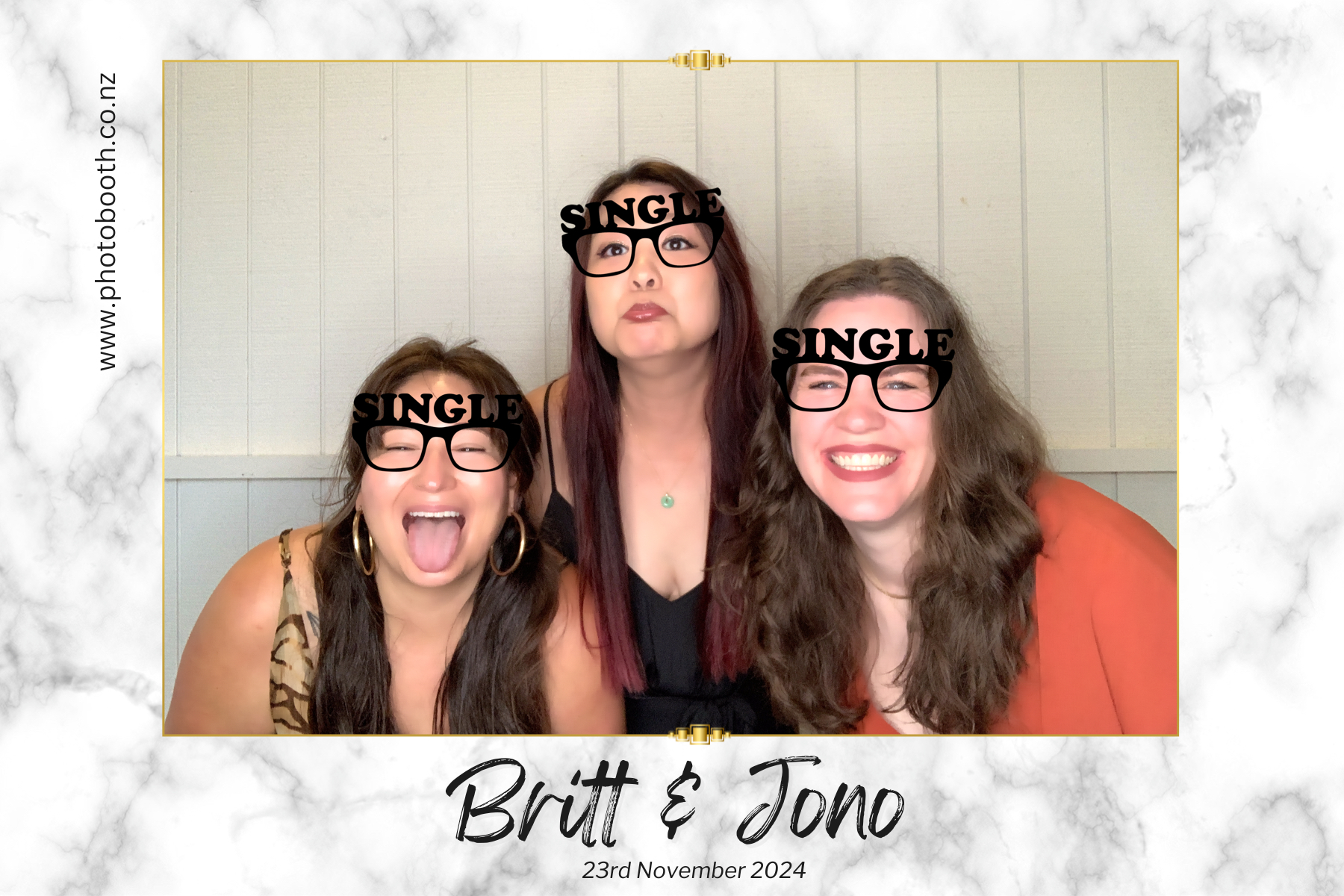 Britt & Jono's Wedding | View more photos from the event at gallery.photobooth.co.nz/u/SelfieCentral/Britt-Jonos-Wedding
