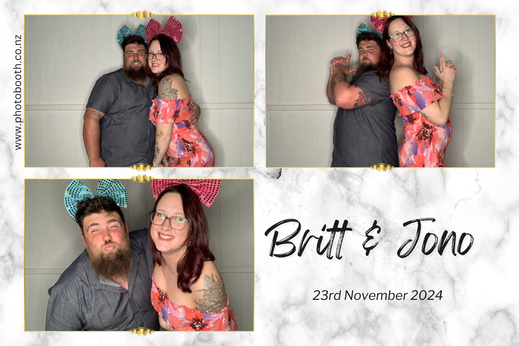 Britt & Jono's Wedding | View more photos from the event at gallery.photobooth.co.nz/u/SelfieCentral/Britt-Jonos-Wedding