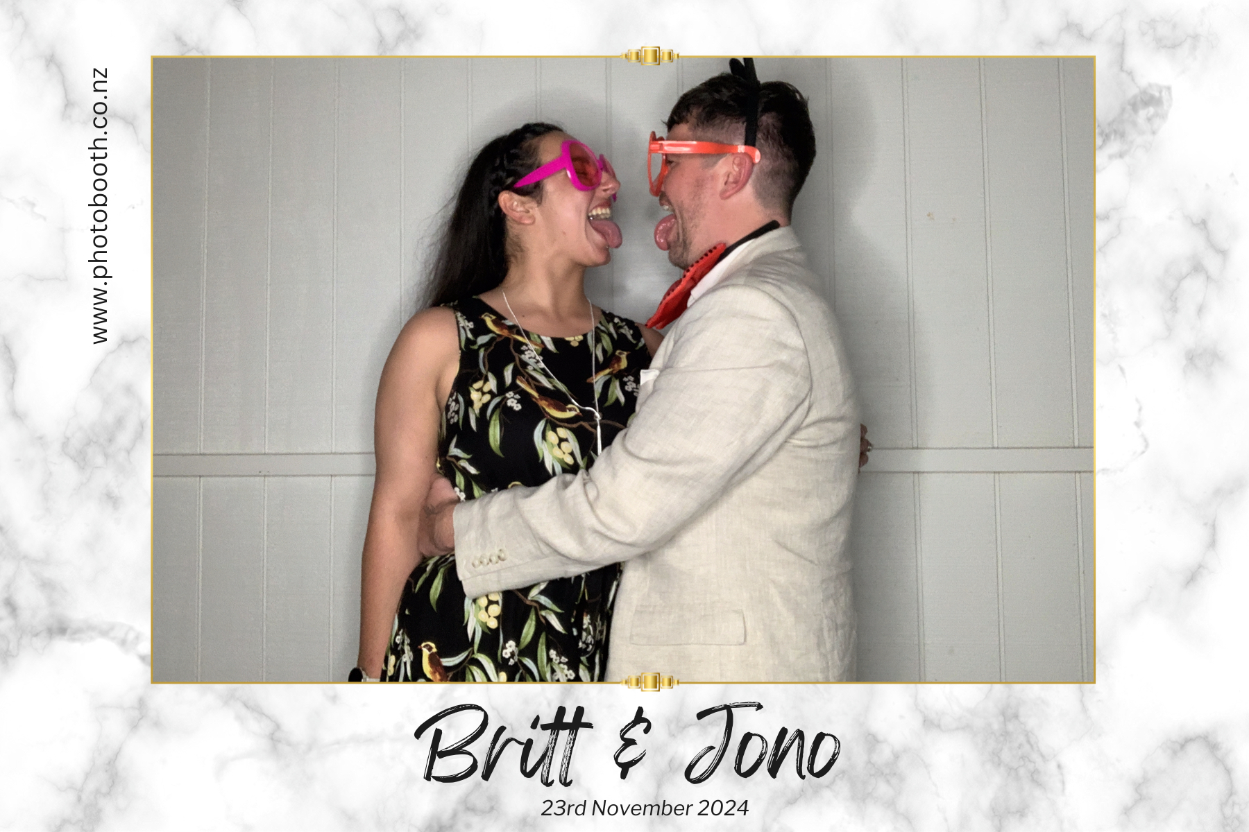 Britt & Jono's Wedding | View more photos from the event at gallery.photobooth.co.nz/u/SelfieCentral/Britt-Jonos-Wedding