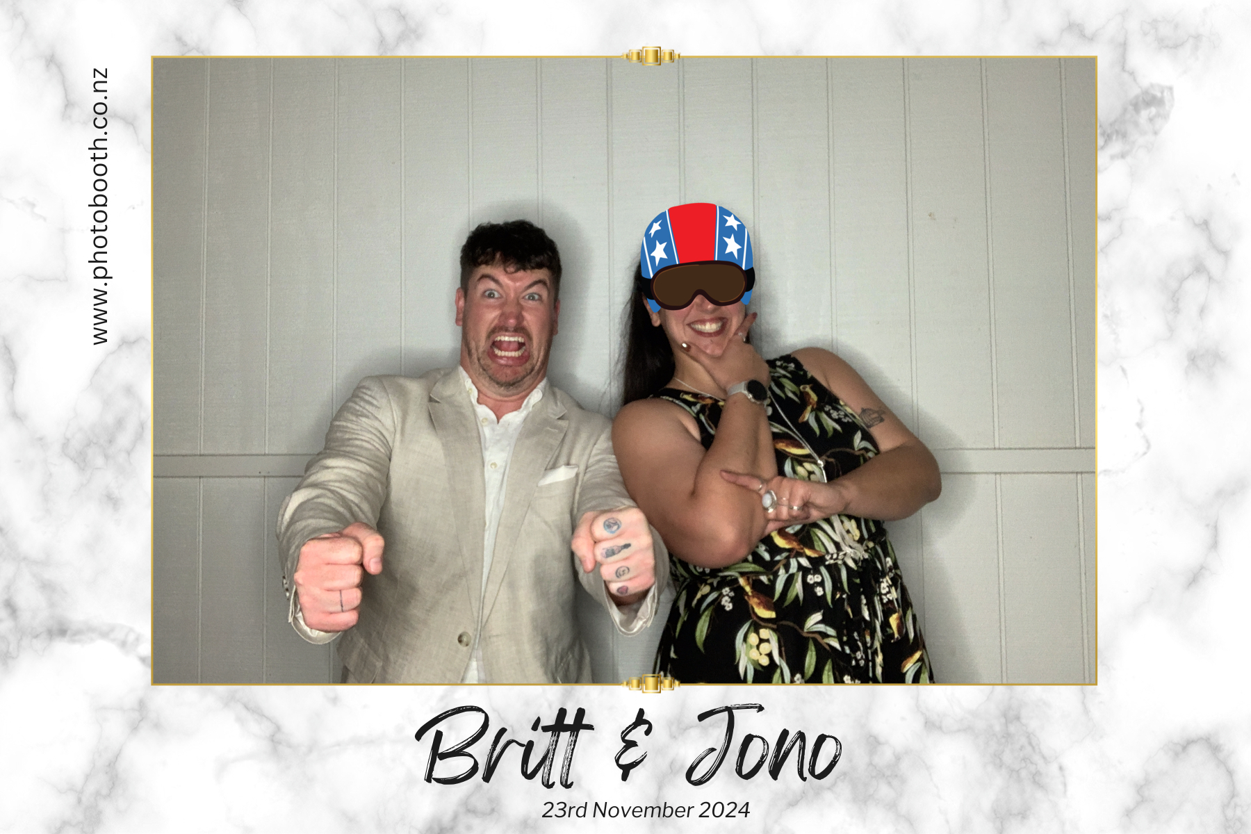 Britt & Jono's Wedding | View more photos from the event at gallery.photobooth.co.nz/u/SelfieCentral/Britt-Jonos-Wedding