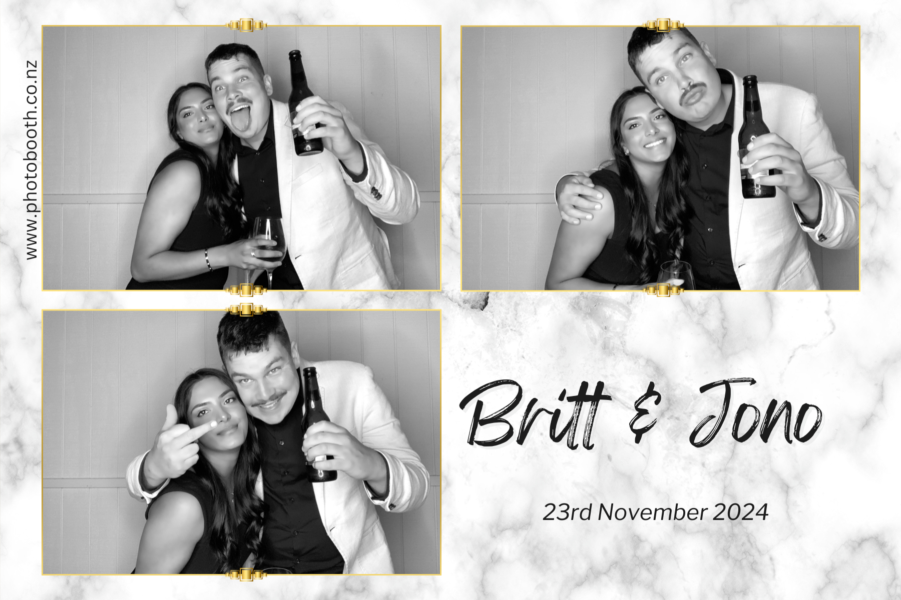 Britt & Jono's Wedding | View more photos from the event at gallery.photobooth.co.nz/u/SelfieCentral/Britt-Jonos-Wedding