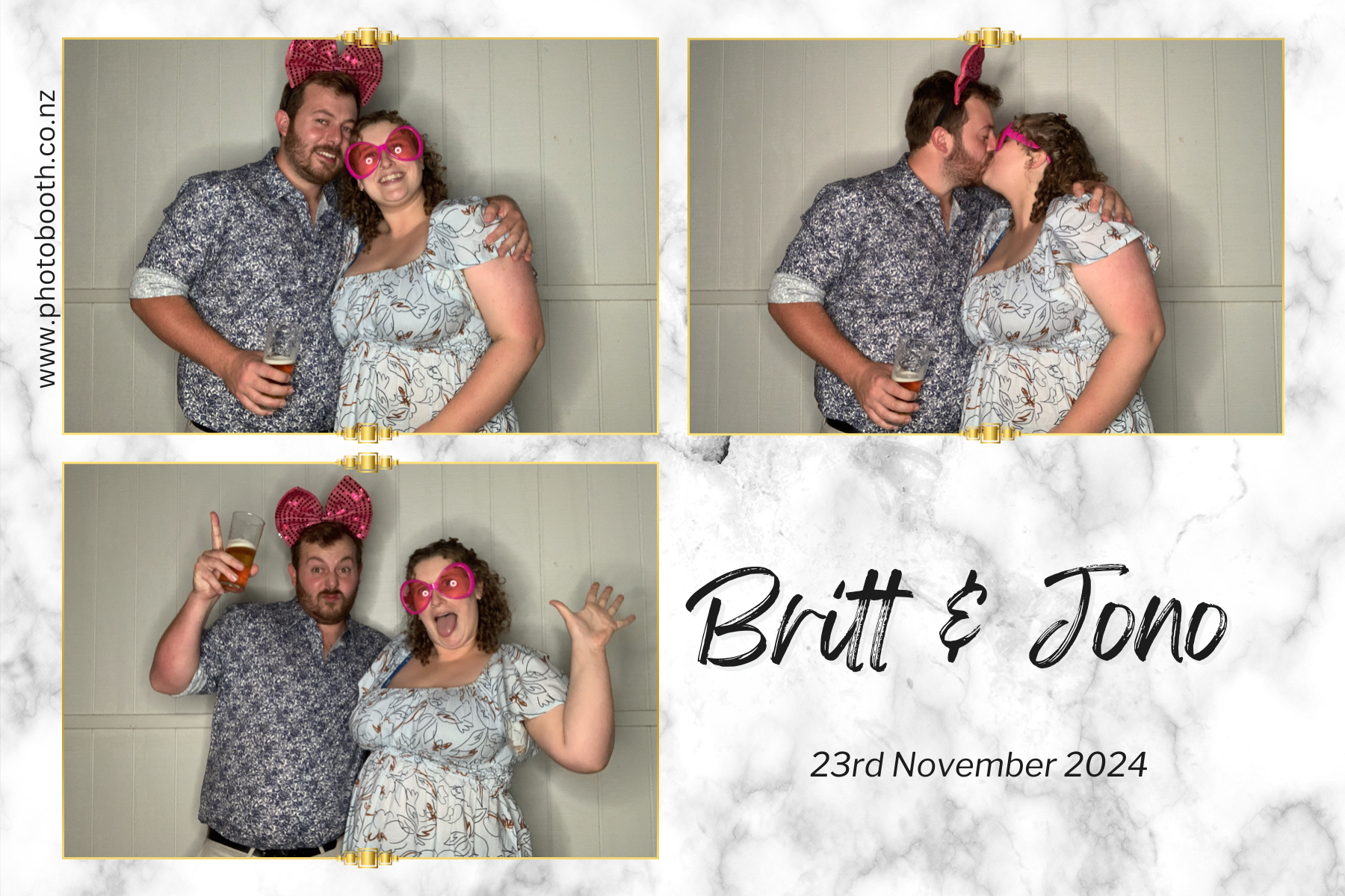 Britt & Jono's Wedding | View more photos from the event at gallery.photobooth.co.nz/u/SelfieCentral/Britt-Jonos-Wedding