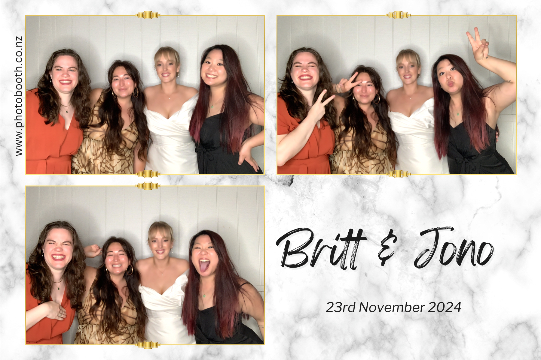 Britt & Jono's Wedding | View more photos from the event at gallery.photobooth.co.nz/u/SelfieCentral/Britt-Jonos-Wedding