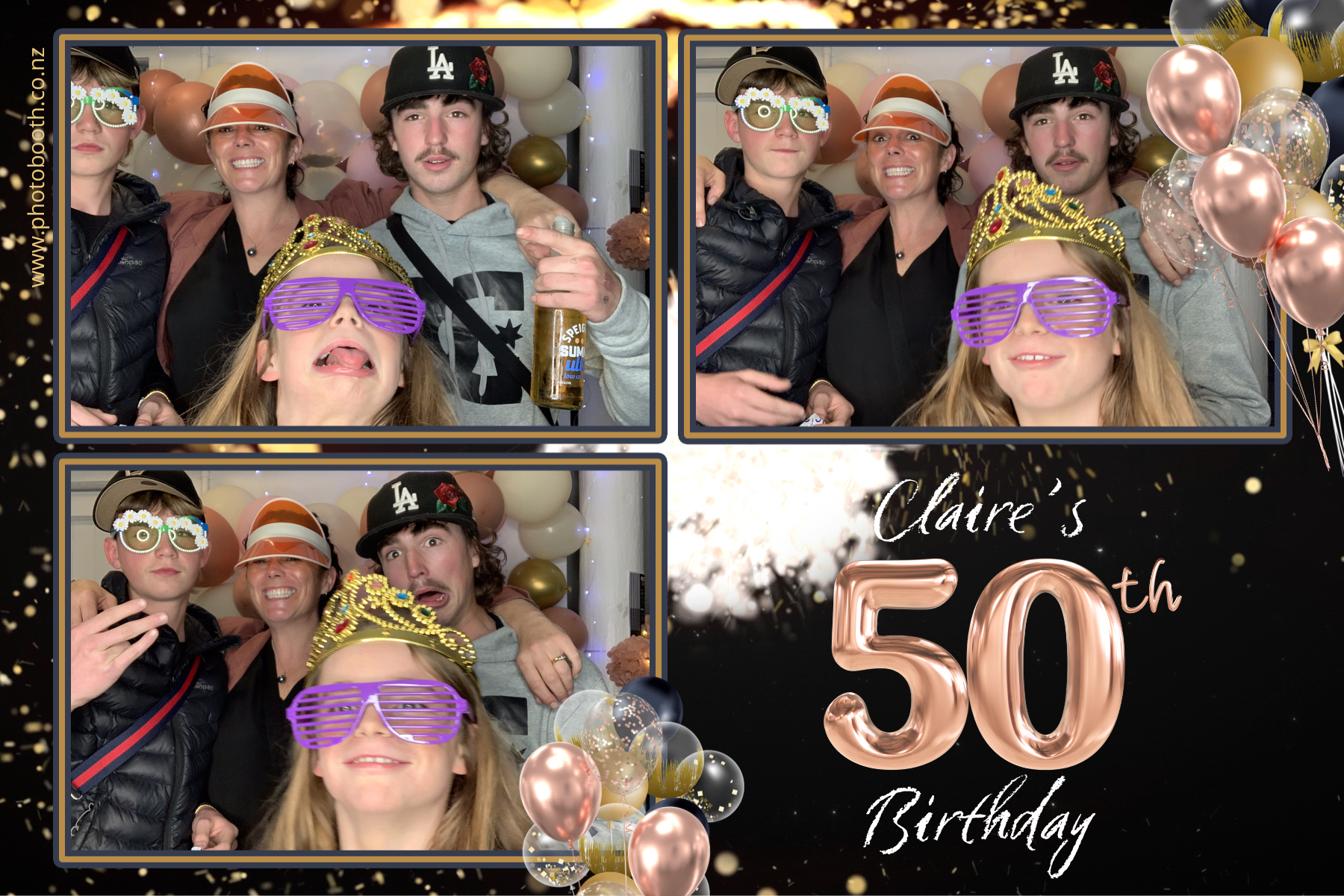 Claire's 50th | View more photos from the event at gallery.photobooth.co.nz/u/SelfieCentral/Claires-50th