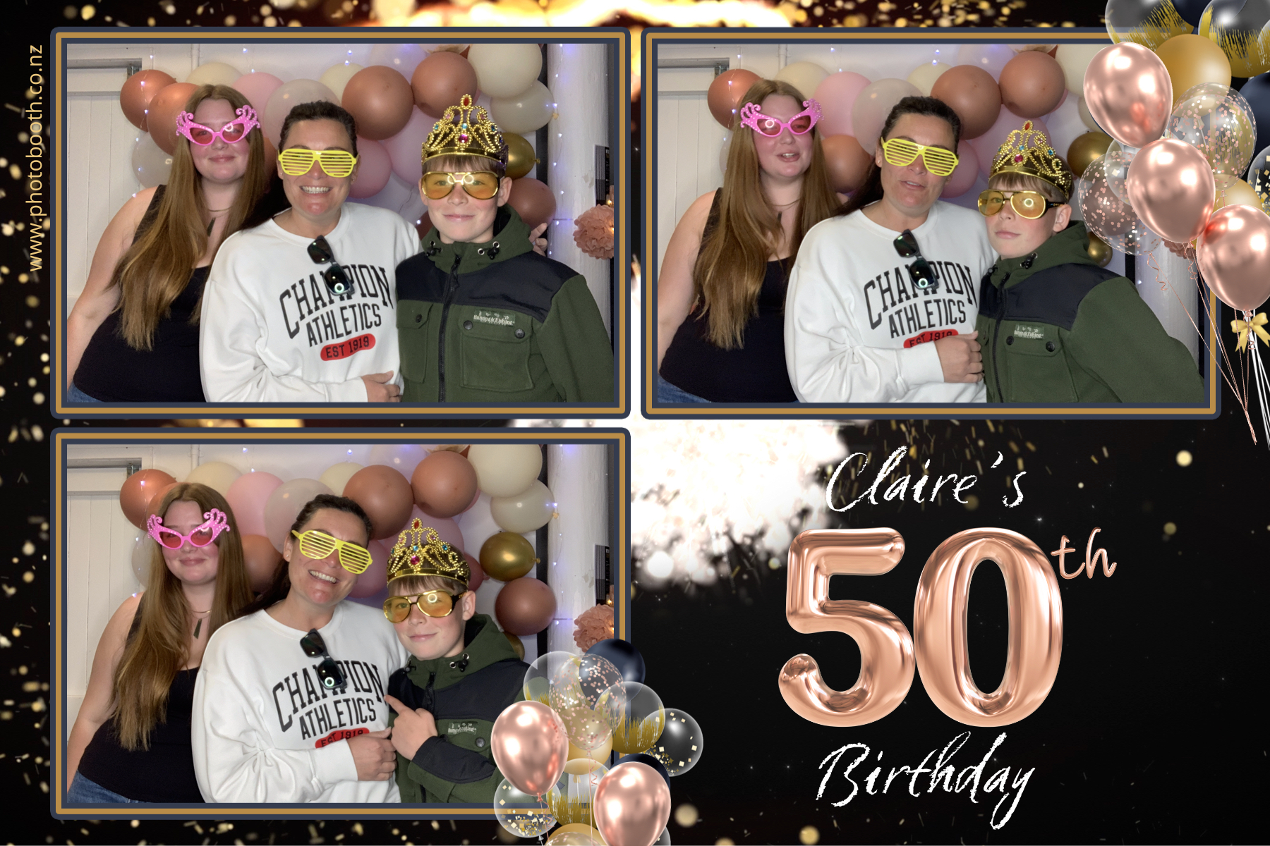 Claire's 50th | View more photos from the event at gallery.photobooth.co.nz/u/SelfieCentral/Claires-50th