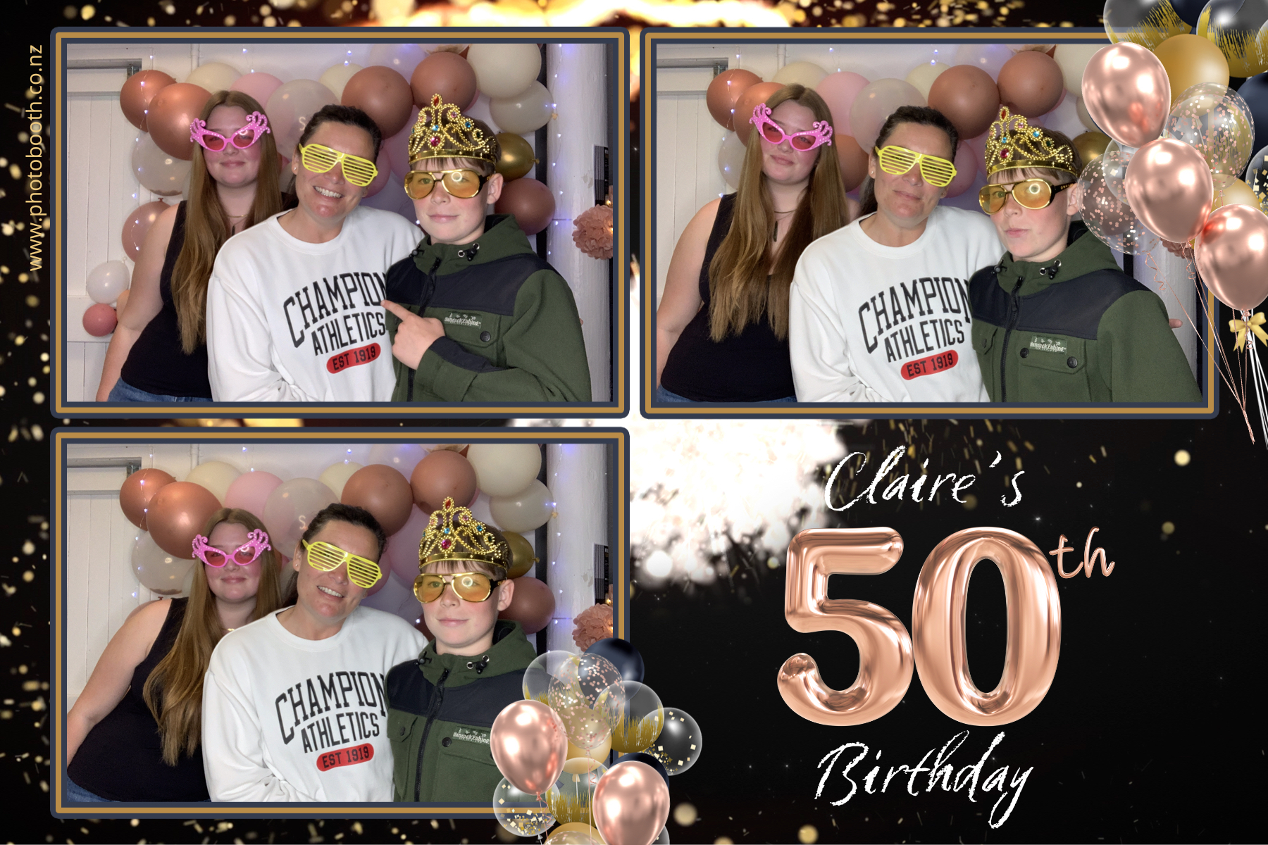 Claire's 50th | View more photos from the event at gallery.photobooth.co.nz/u/SelfieCentral/Claires-50th