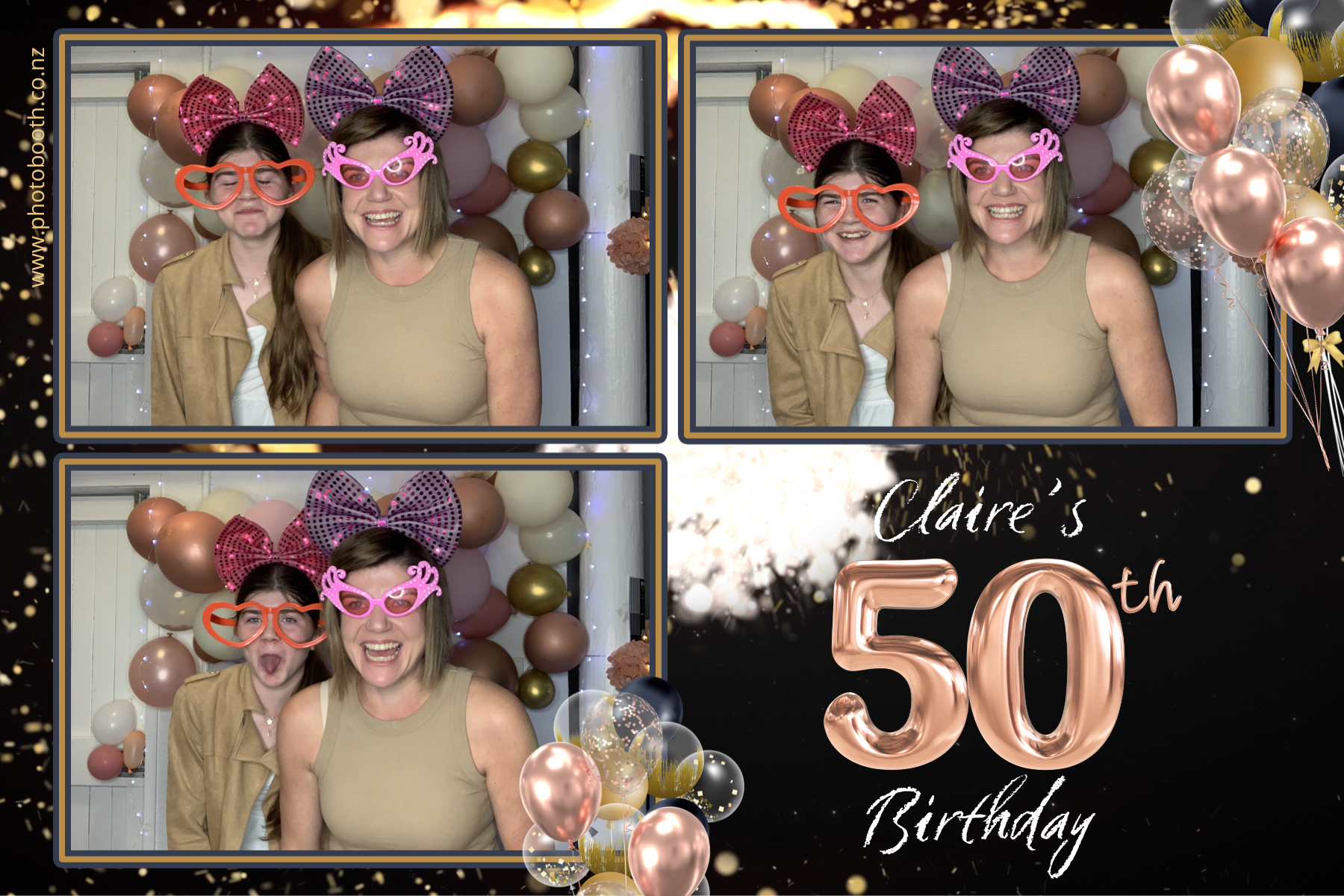 Claire's 50th | View more photos from the event at gallery.photobooth.co.nz/u/SelfieCentral/Claires-50th