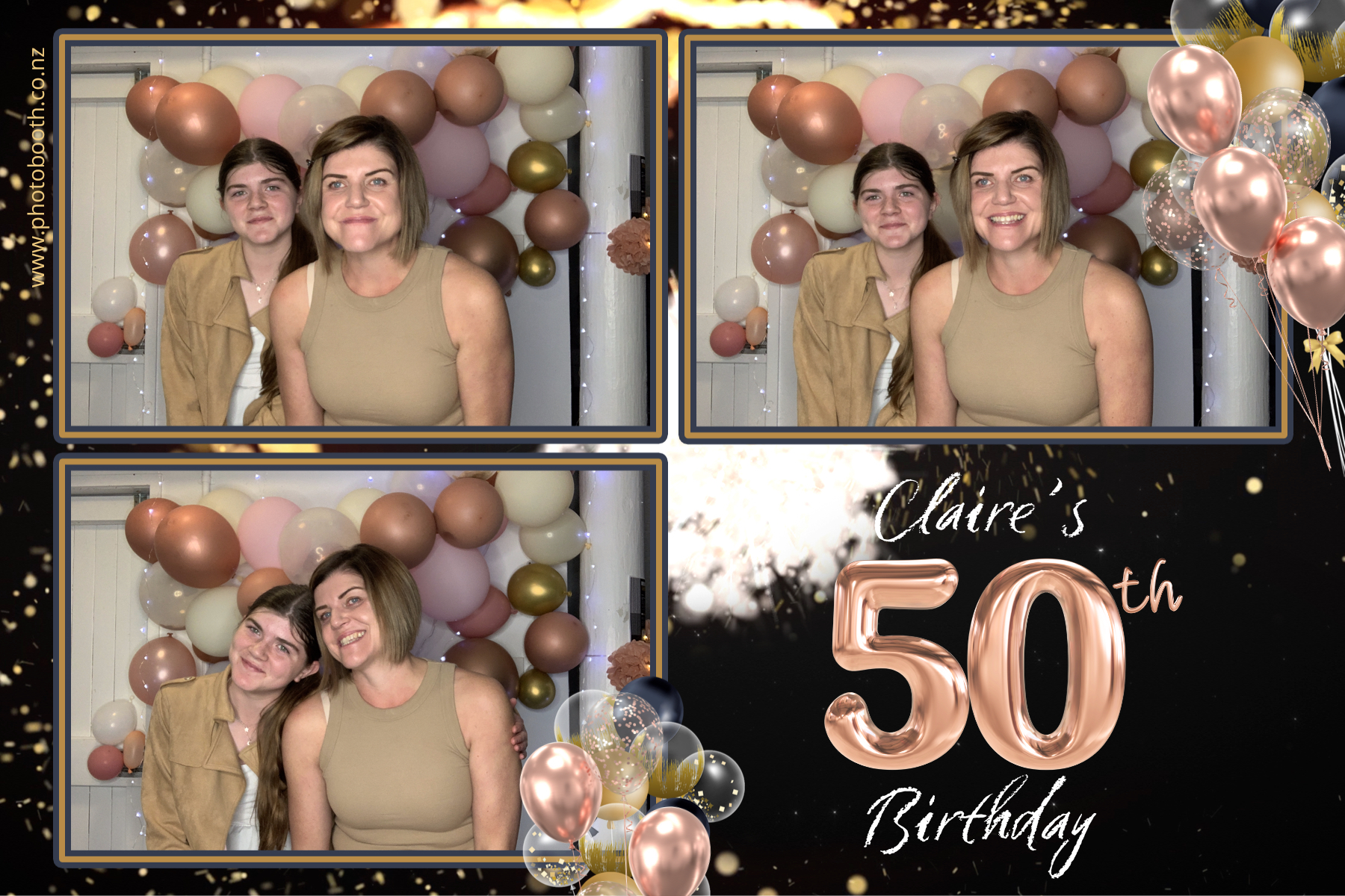 Claire's 50th | View more photos from the event at gallery.photobooth.co.nz/u/SelfieCentral/Claires-50th