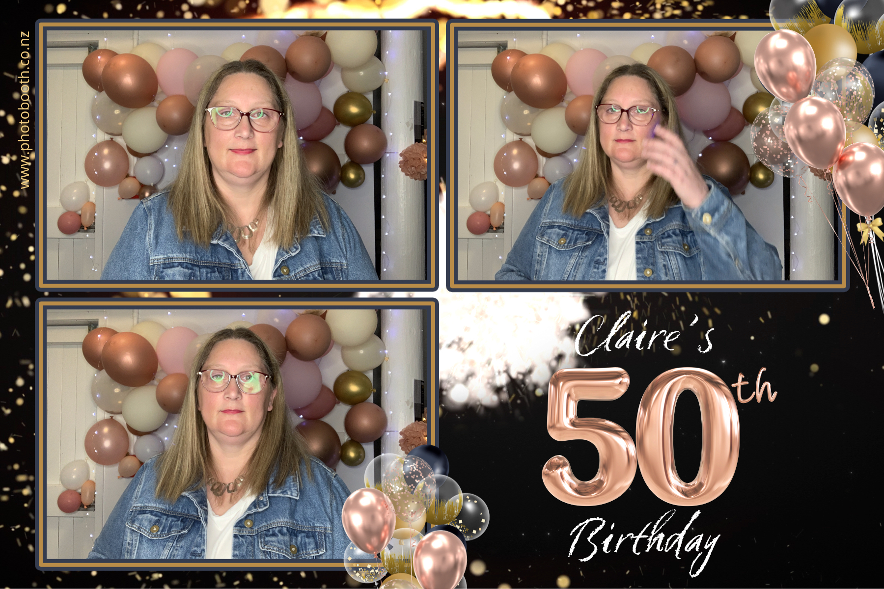 Claire's 50th | View more photos from the event at gallery.photobooth.co.nz/u/SelfieCentral/Claires-50th