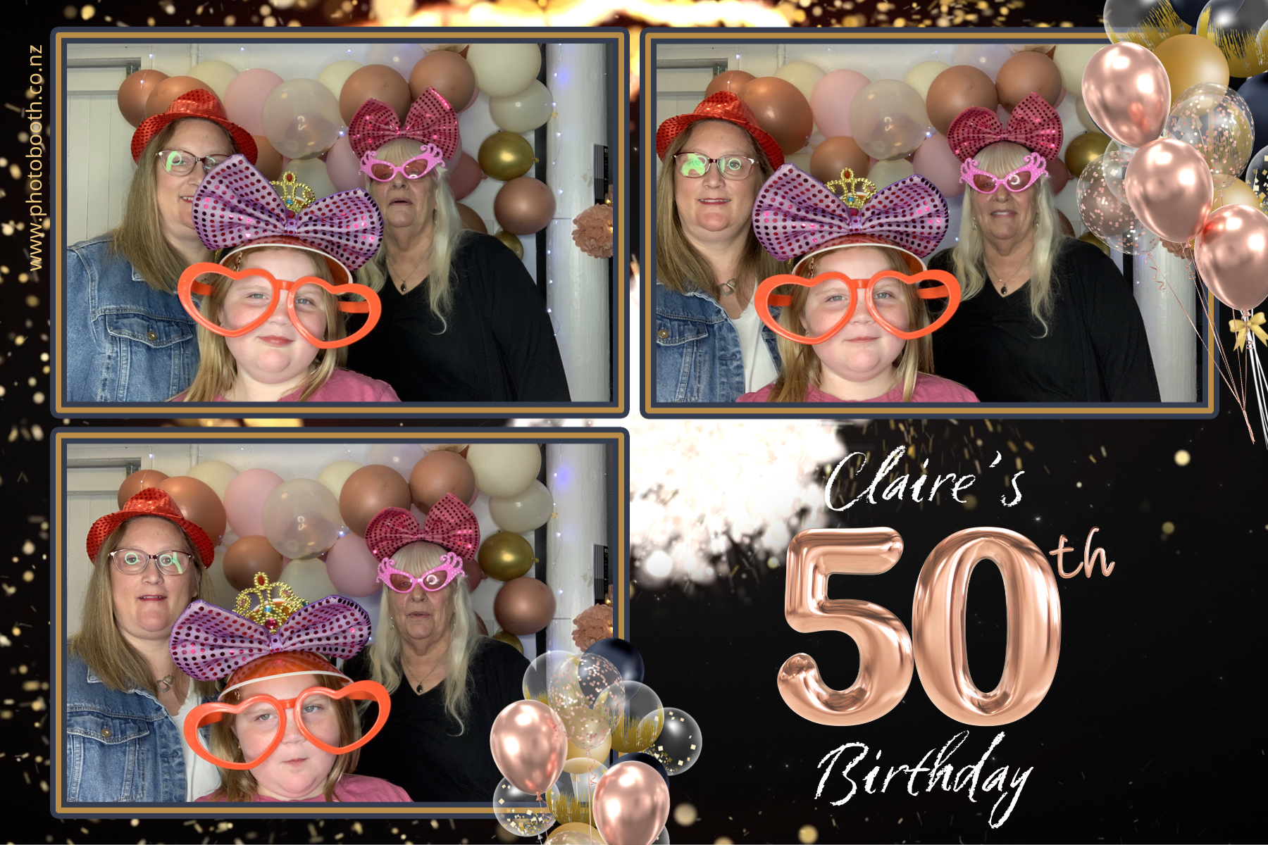Claire's 50th | View more photos from the event at gallery.photobooth.co.nz/u/SelfieCentral/Claires-50th