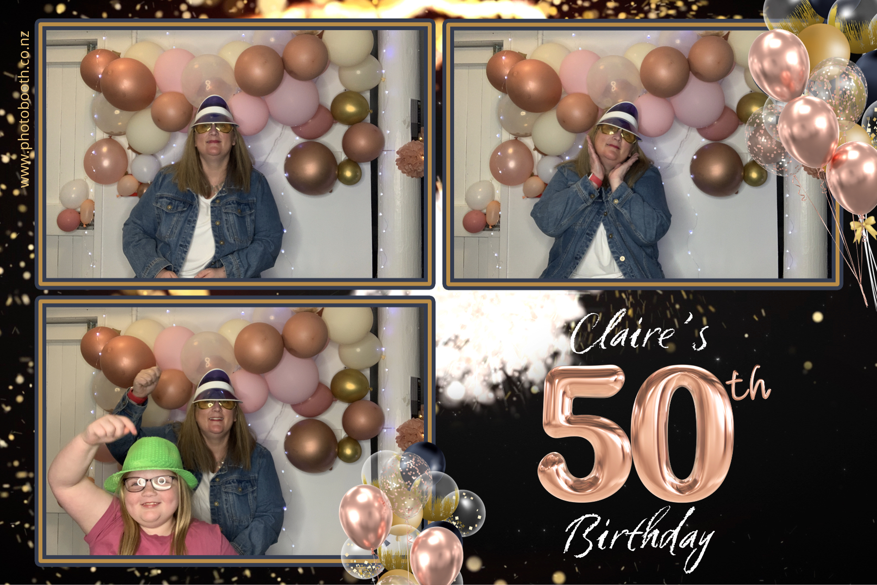 Claire's 50th | View more photos from the event at gallery.photobooth.co.nz/u/SelfieCentral/Claires-50th