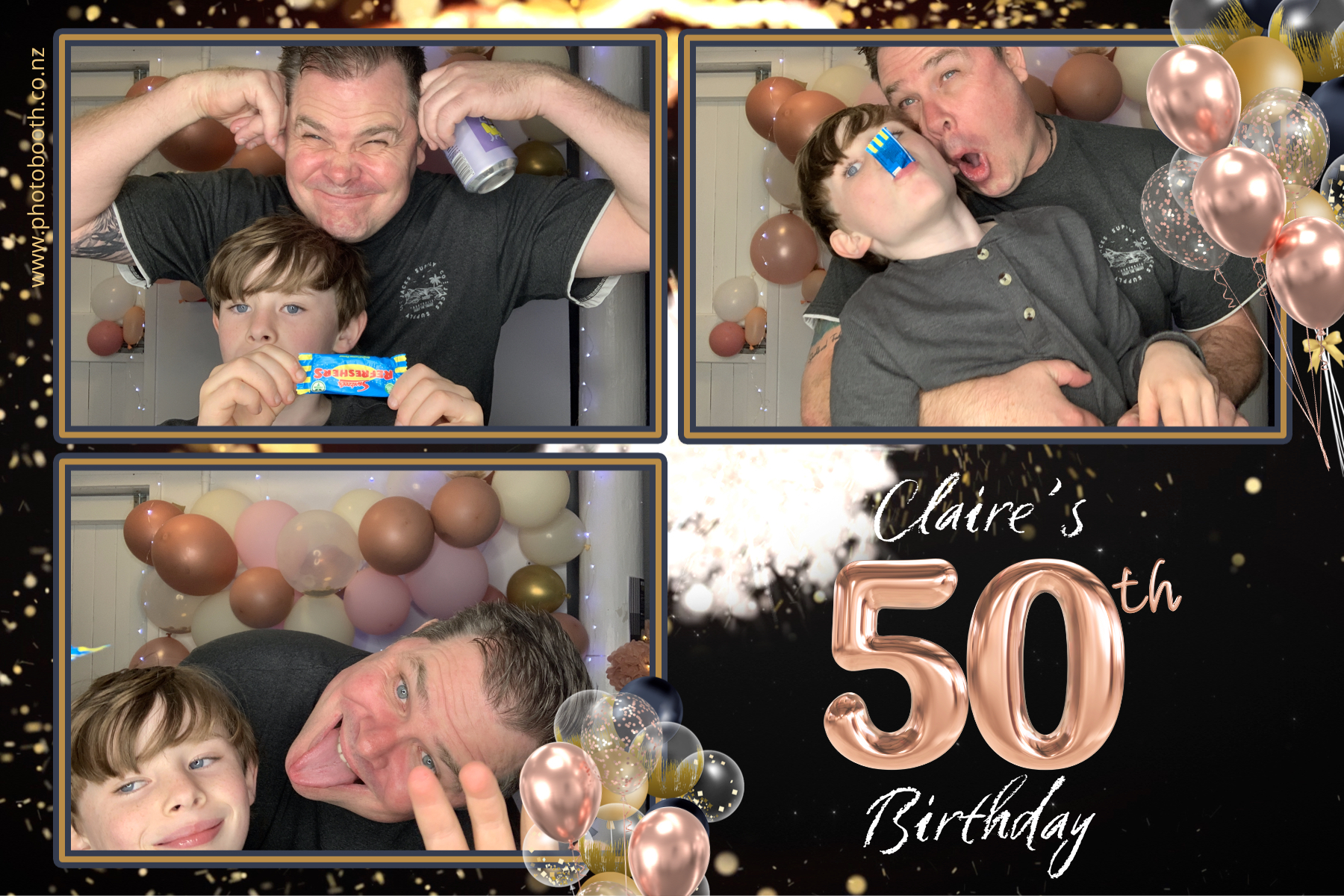Claire's 50th | View more photos from the event at gallery.photobooth.co.nz/u/SelfieCentral/Claires-50th