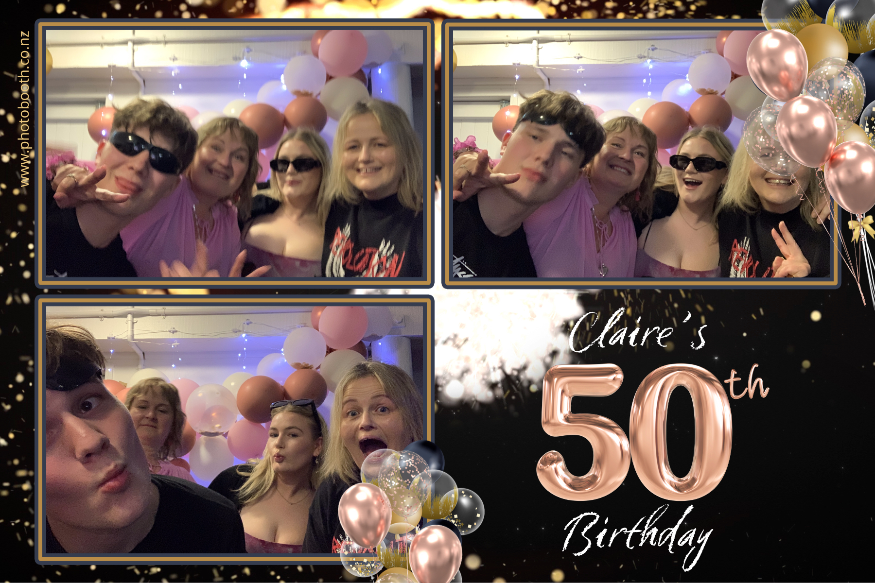 Claire's 50th | View more photos from the event at gallery.photobooth.co.nz/u/SelfieCentral/Claires-50th