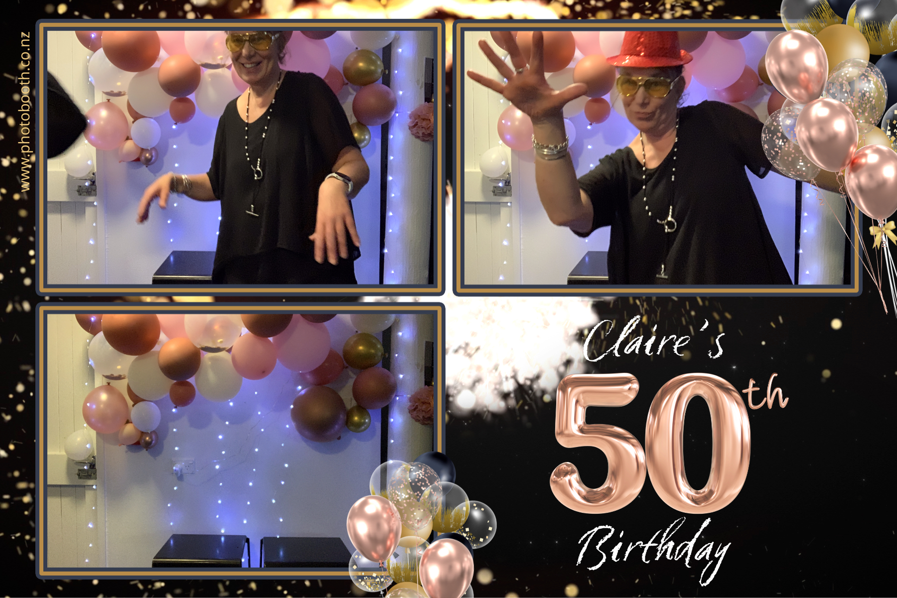 Claire's 50th | View more photos from the event at gallery.photobooth.co.nz/u/SelfieCentral/Claires-50th