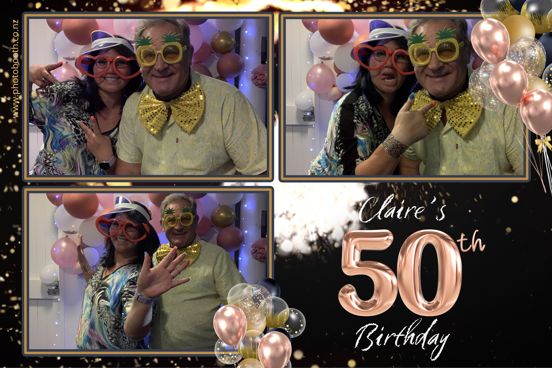 Claire's 50th | View more photos from the event at gallery.photobooth.co.nz/u/SelfieCentral/Claires-50th