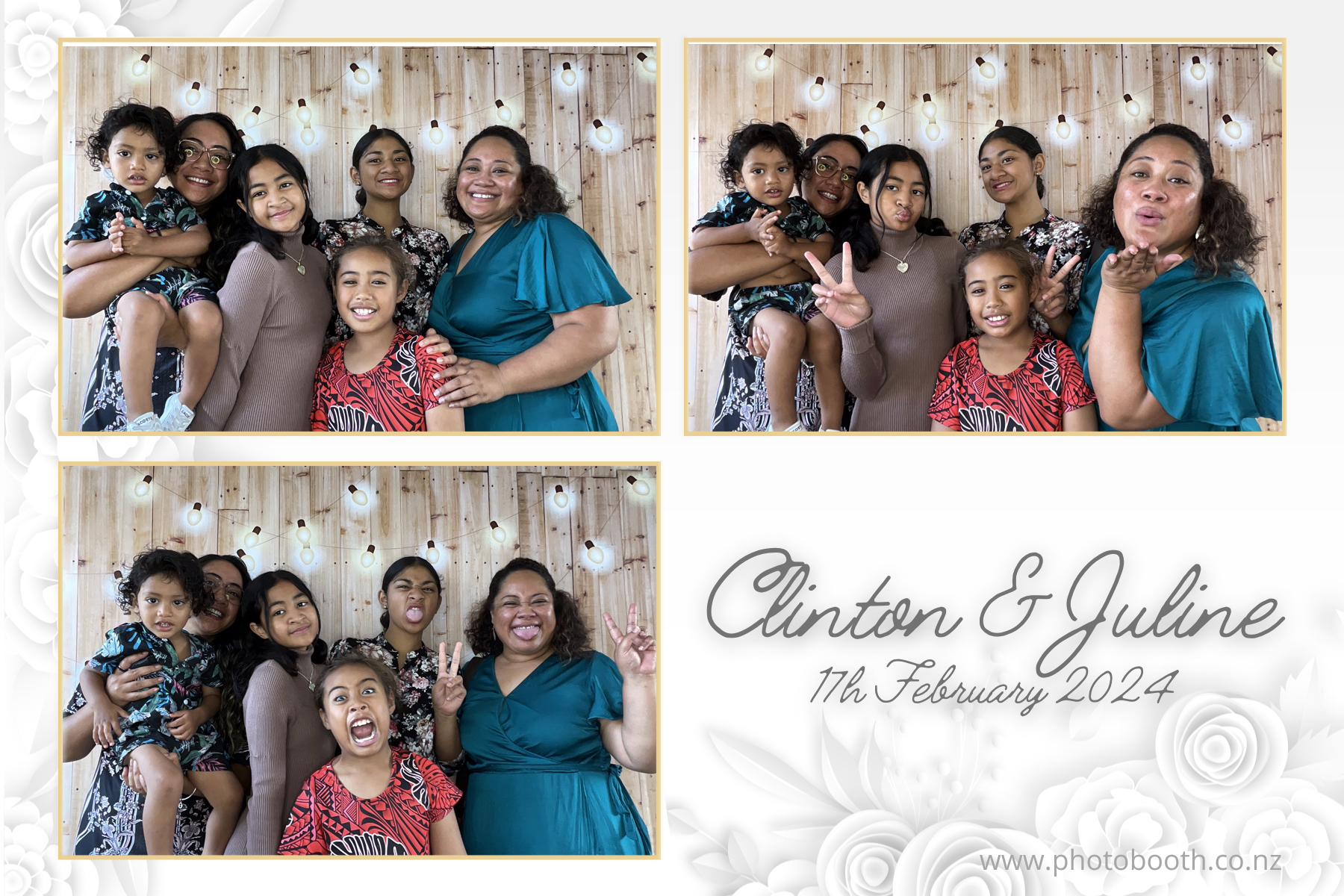 Clinton & Juline's Wedding | View more photos from the event at gallery.photobooth.co.nz/u/SelfieCentral/Clinton-Julines-Wedding