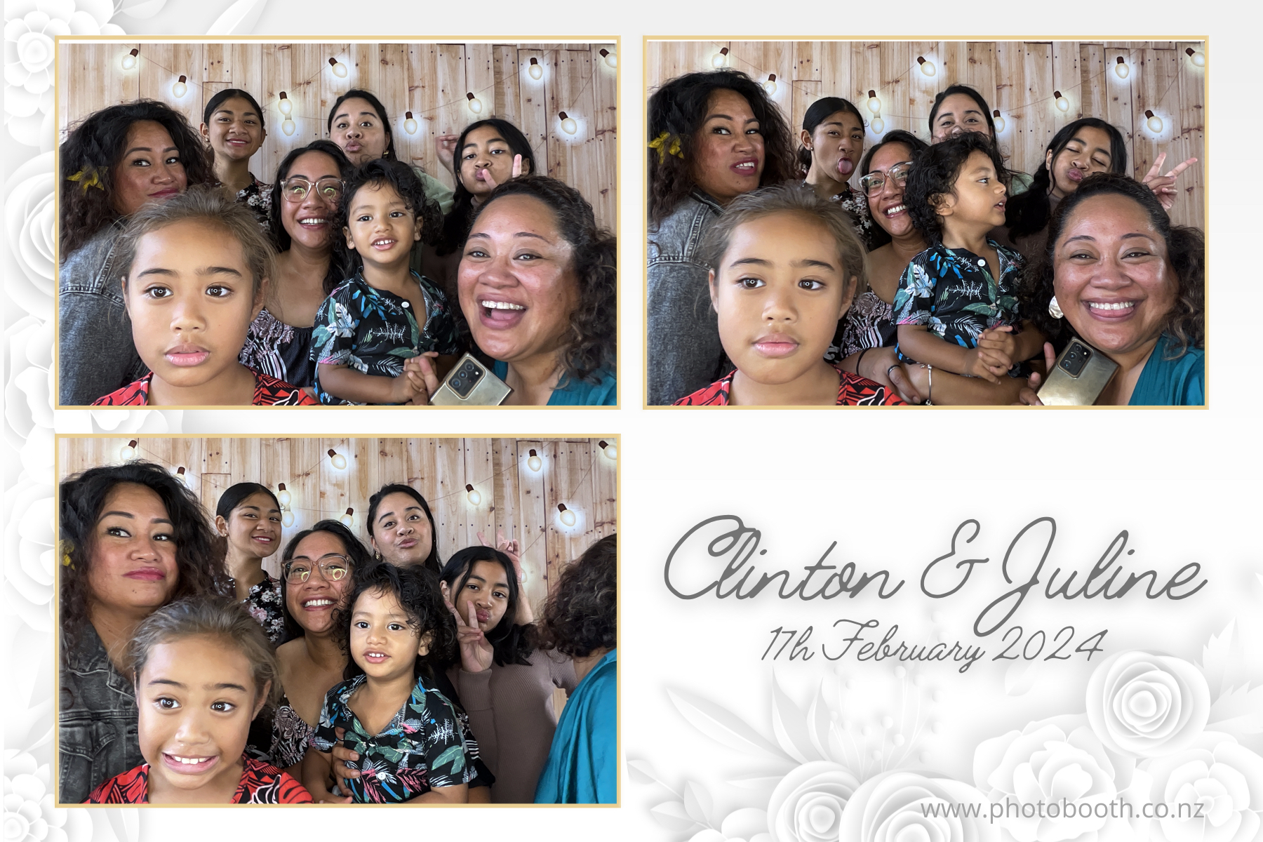 Clinton & Juline's Wedding | View more photos from the event at gallery.photobooth.co.nz/u/SelfieCentral/Clinton-Julines-Wedding