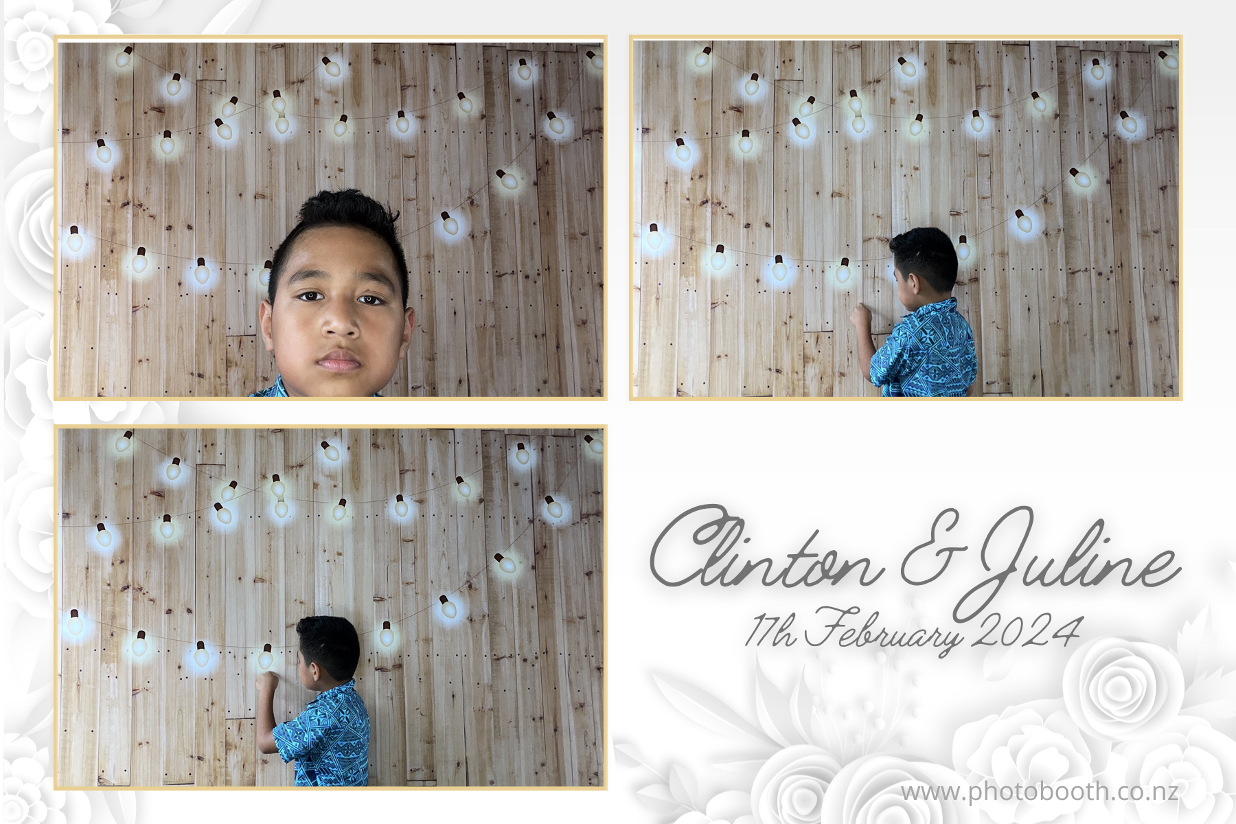 Clinton & Juline's Wedding | View more photos from the event at gallery.photobooth.co.nz/u/SelfieCentral/Clinton-Julines-Wedding