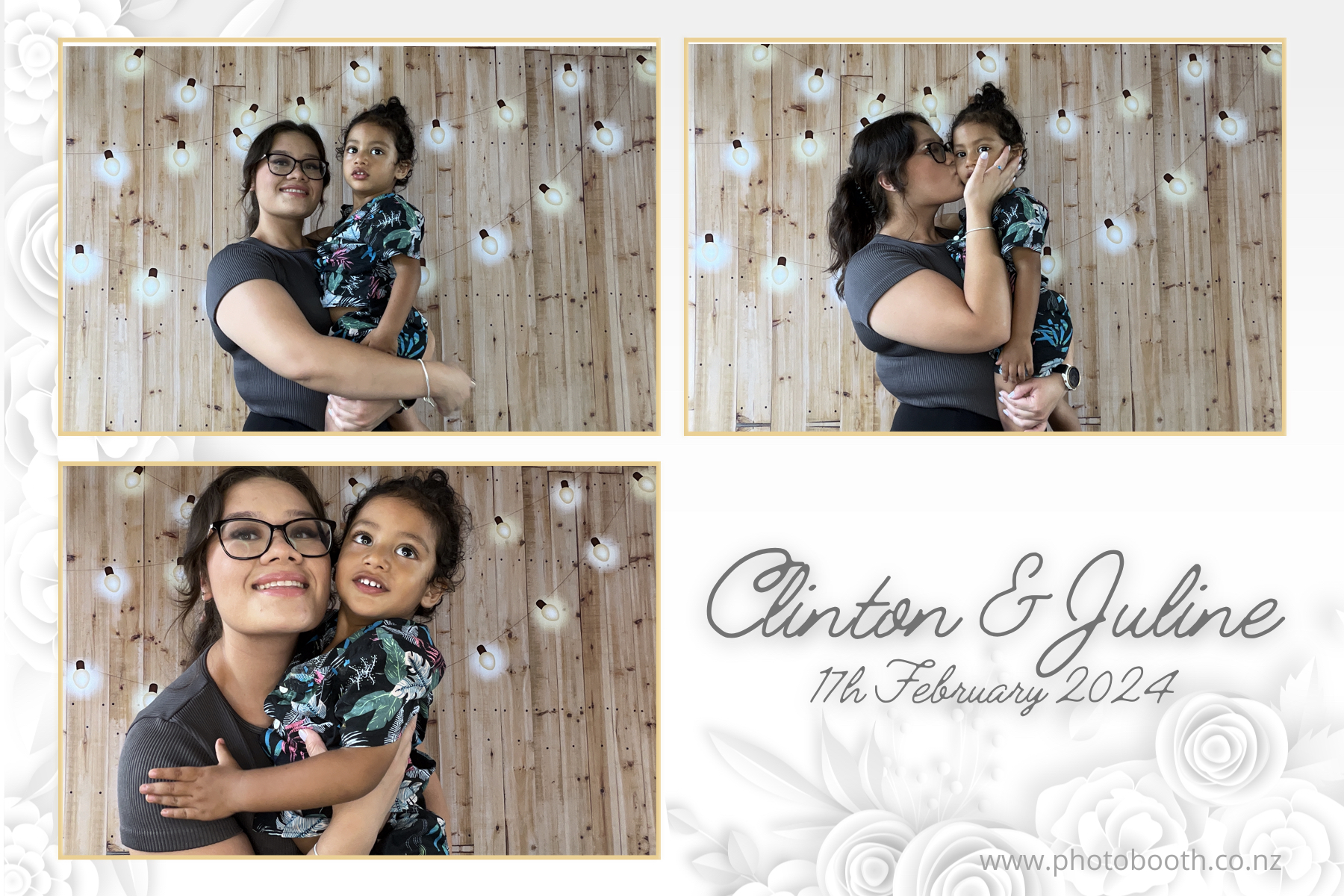 Clinton & Juline's Wedding | View more photos from the event at gallery.photobooth.co.nz/u/SelfieCentral/Clinton-Julines-Wedding