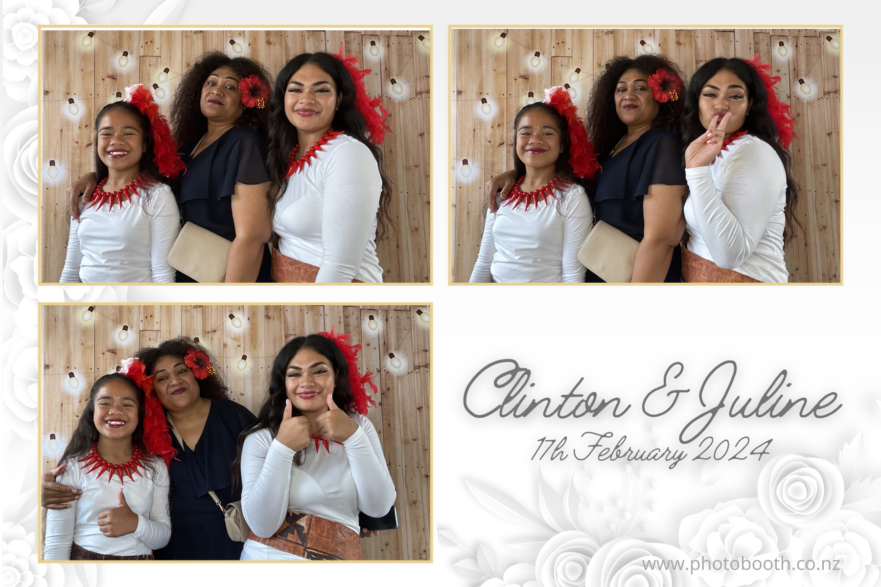 Clinton & Juline's Wedding | View more photos from the event at gallery.photobooth.co.nz/u/SelfieCentral/Clinton-Julines-Wedding